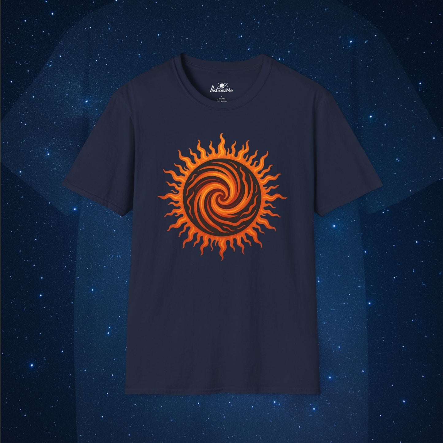 Sun Spiral Fiery Mandala