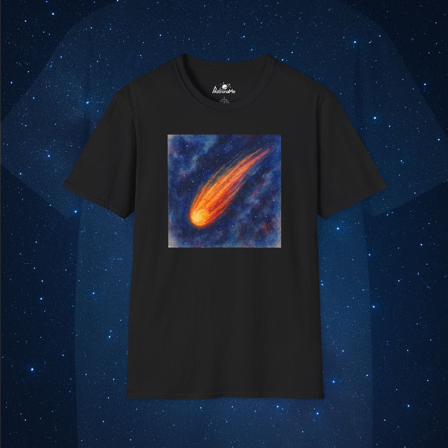 Halleys Comet Watercolor