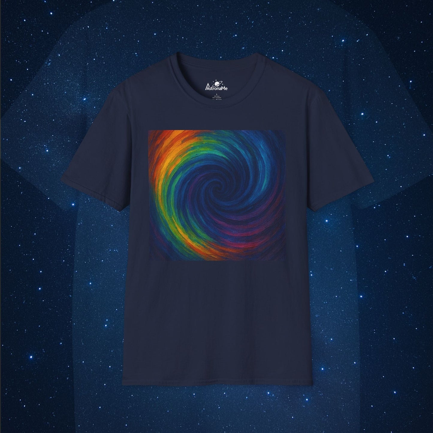 Painterly Galaxy Swirl