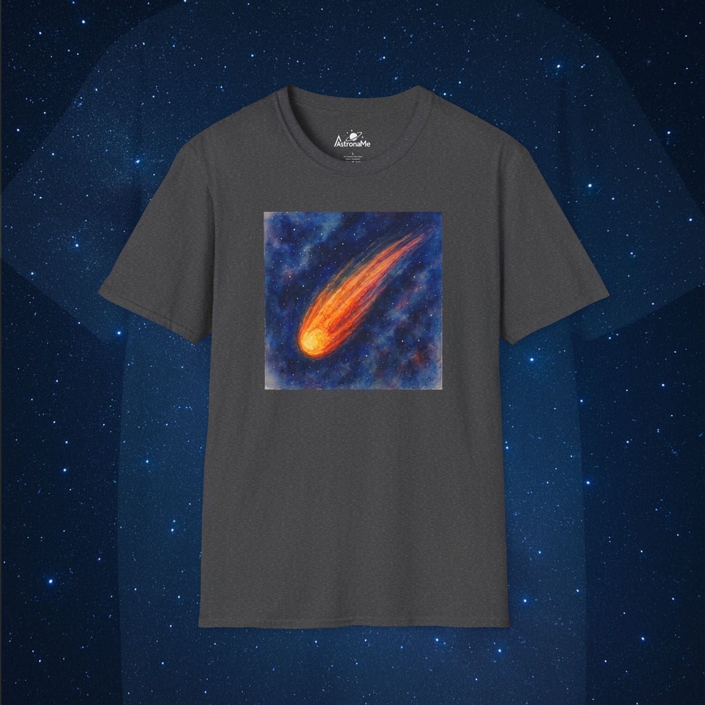 Halleys Comet Watercolor