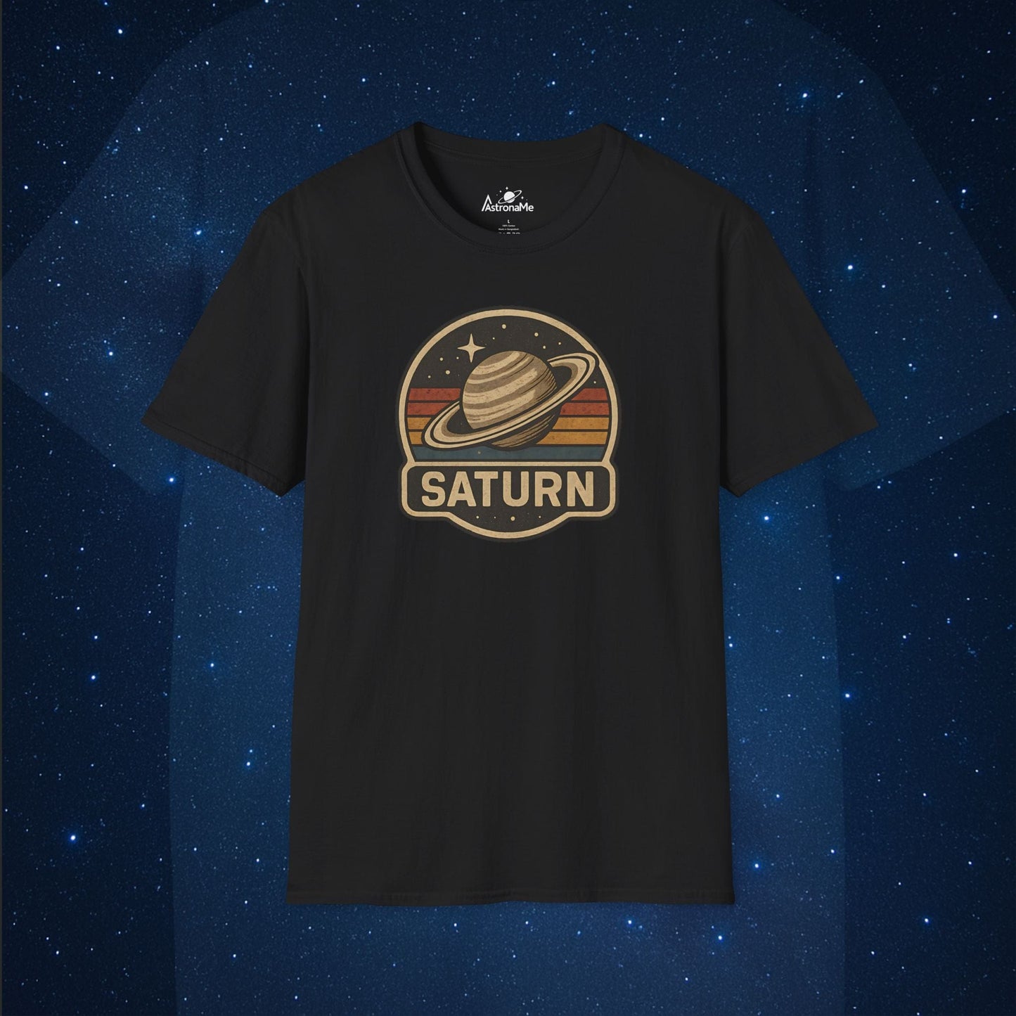 Saturn Retro Stripe Patch