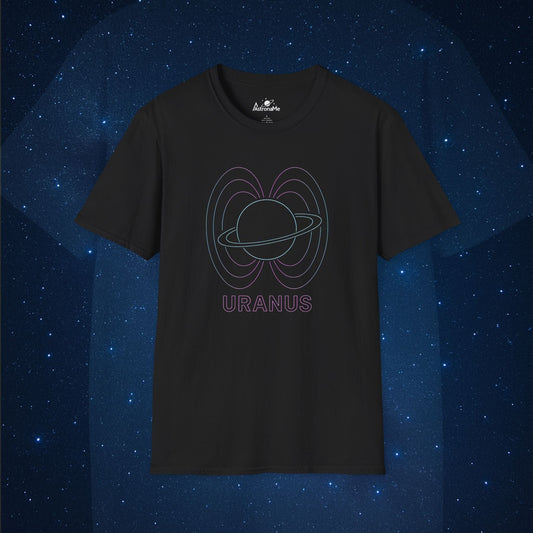 Uranus Neon Outline