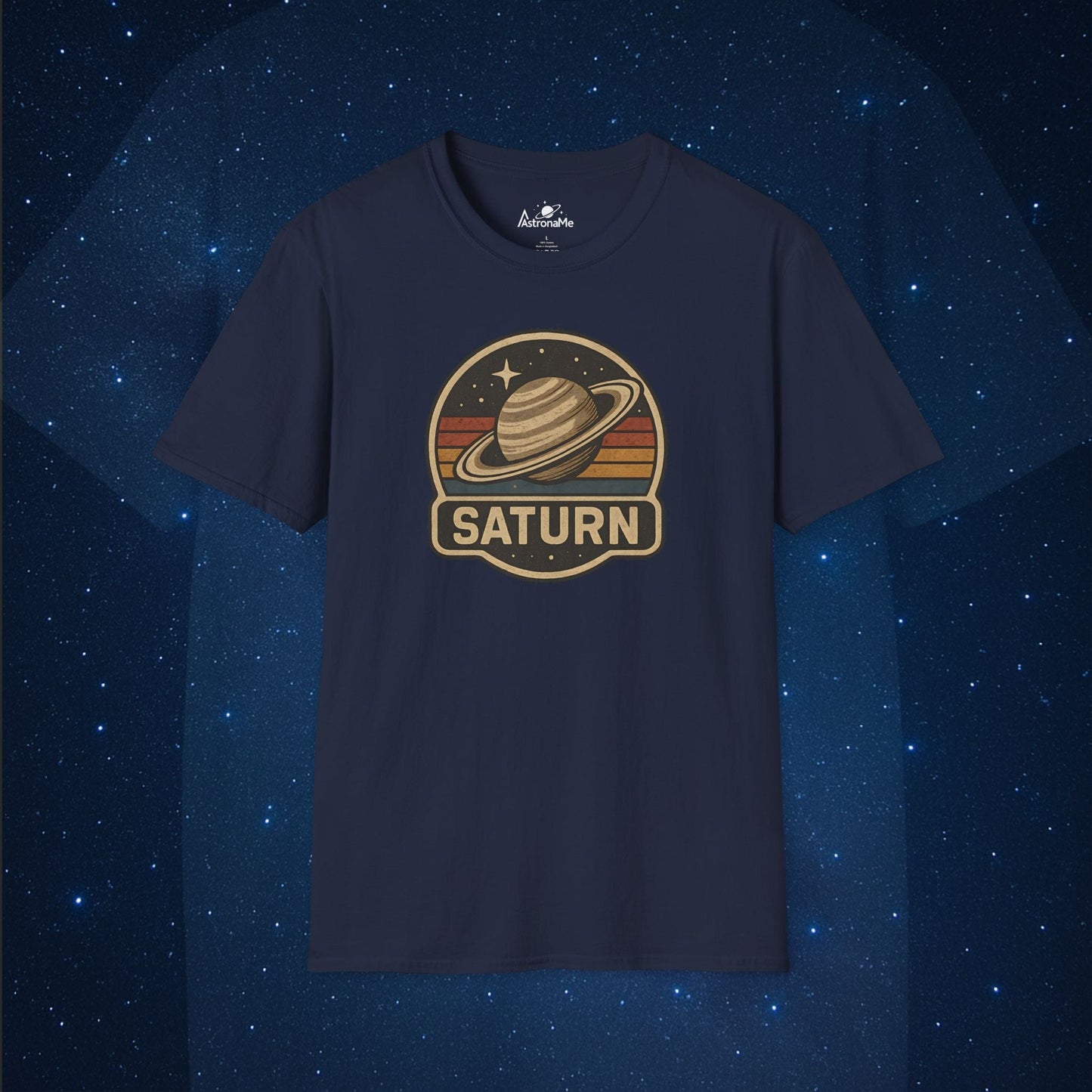 Saturn Retro Stripe Patch