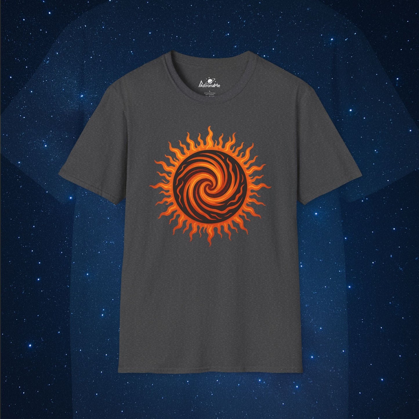 Sun Spiral Fiery Mandala