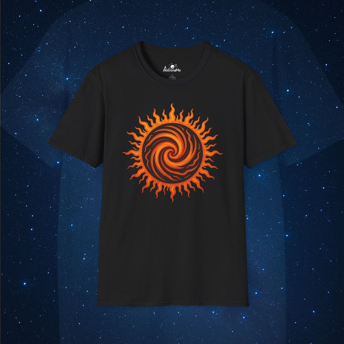 Sun Spiral Fiery Mandala