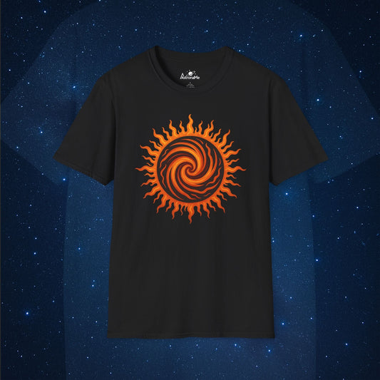 Sun Spiral Fiery Mandala