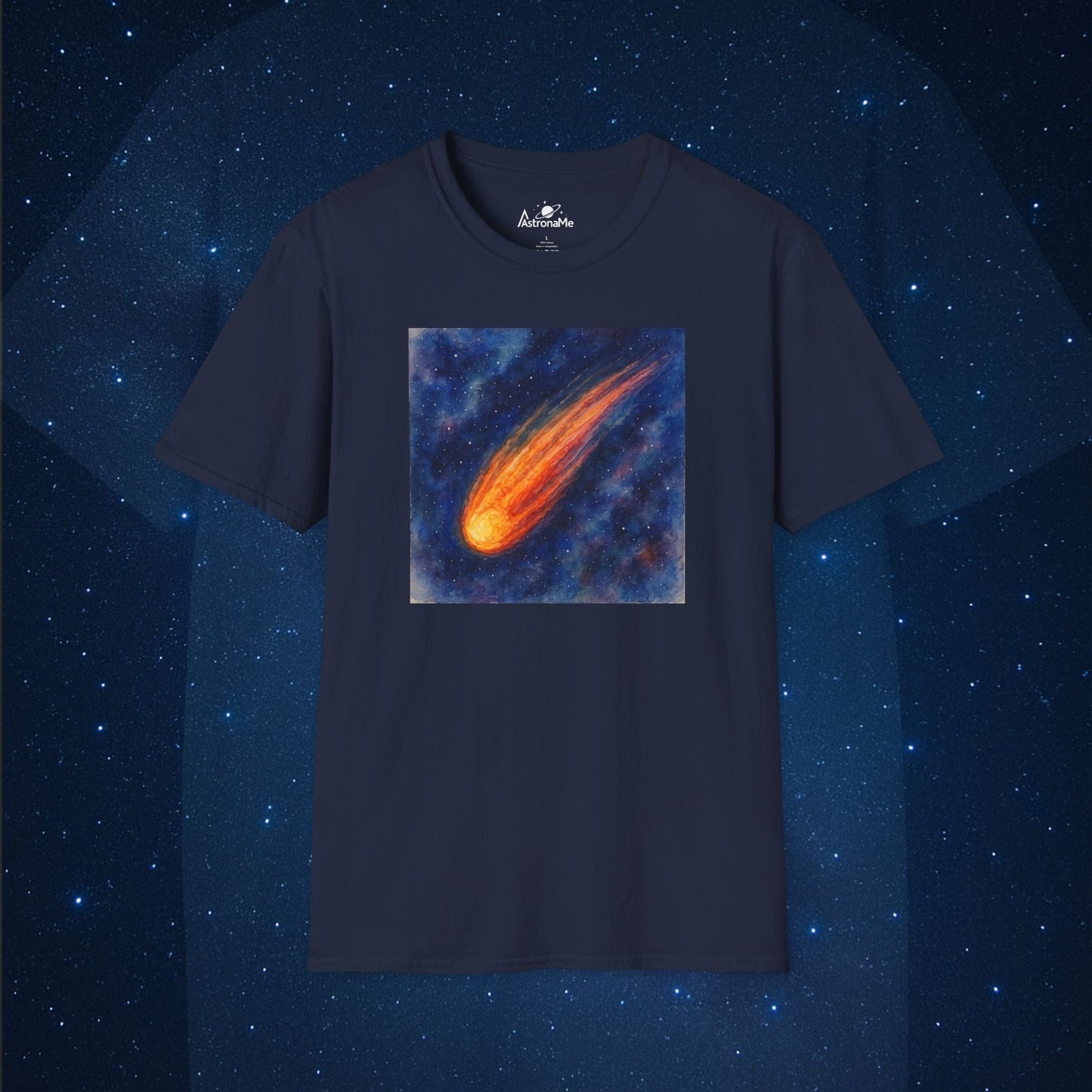 Halleys Comet Watercolor
