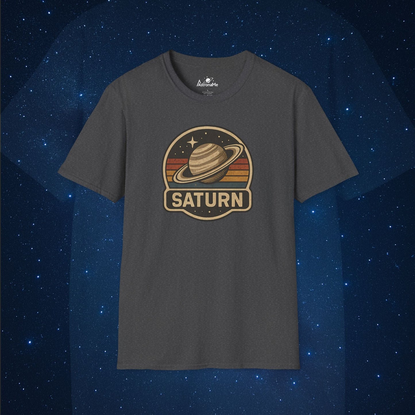 Saturn Retro Stripe Patch