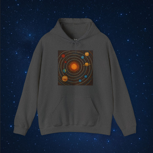 Aboriginal Dot Art Solar System Hoodie
