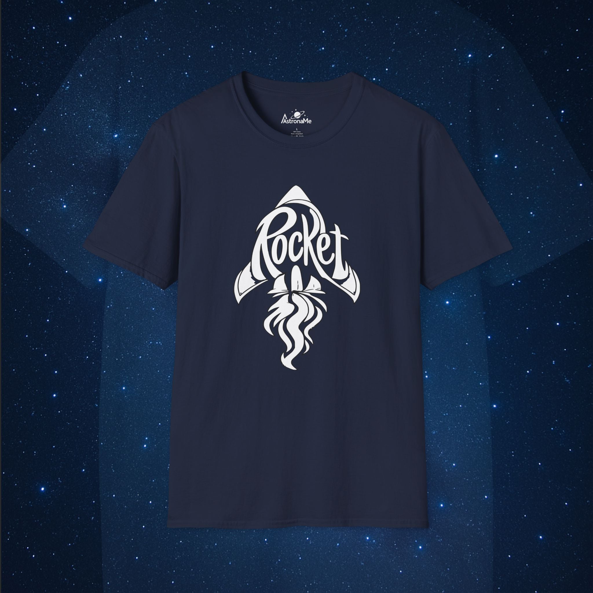 Rocket Typography Graphic T-Shirt