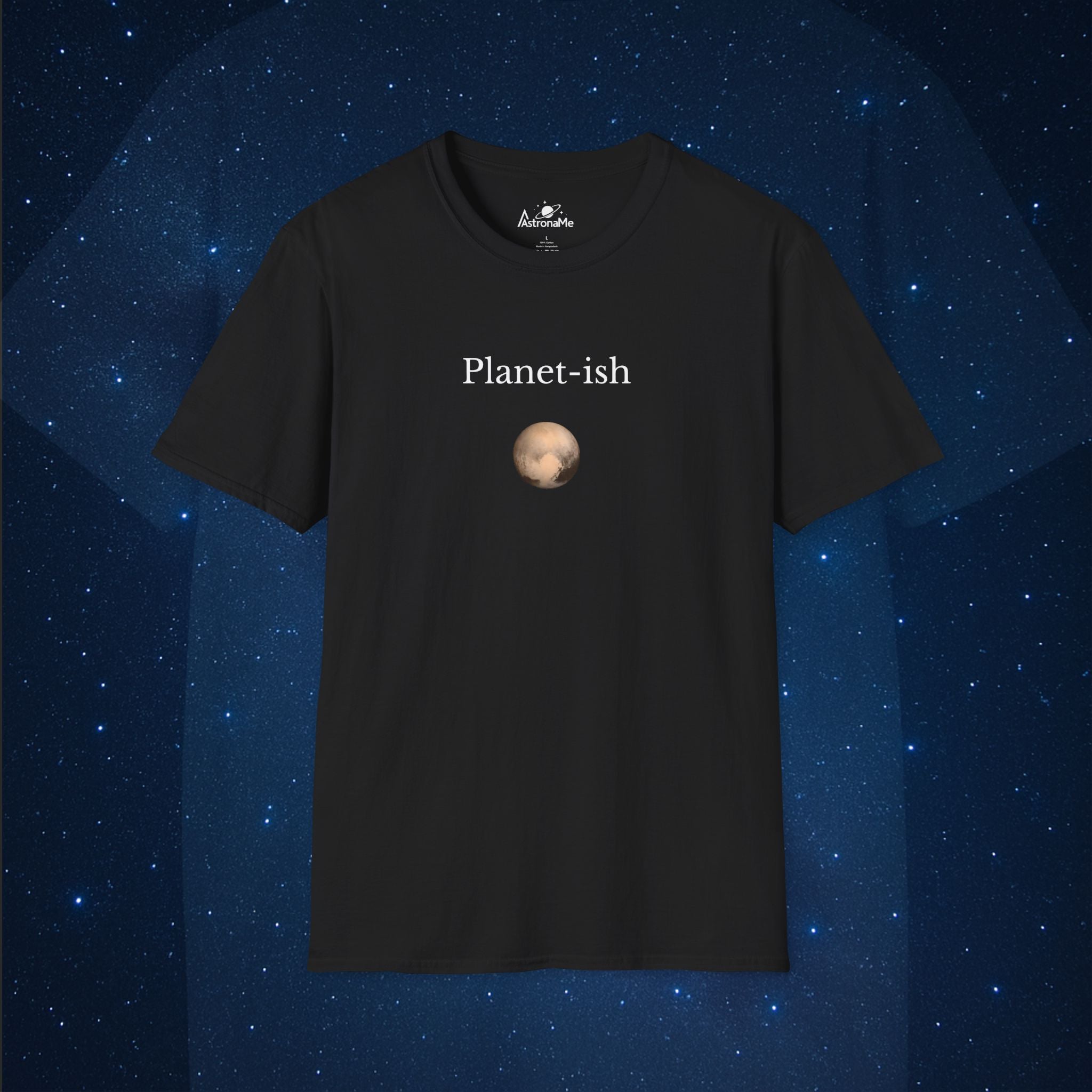 Planet-ish Minimalist Pluto T-Shirt