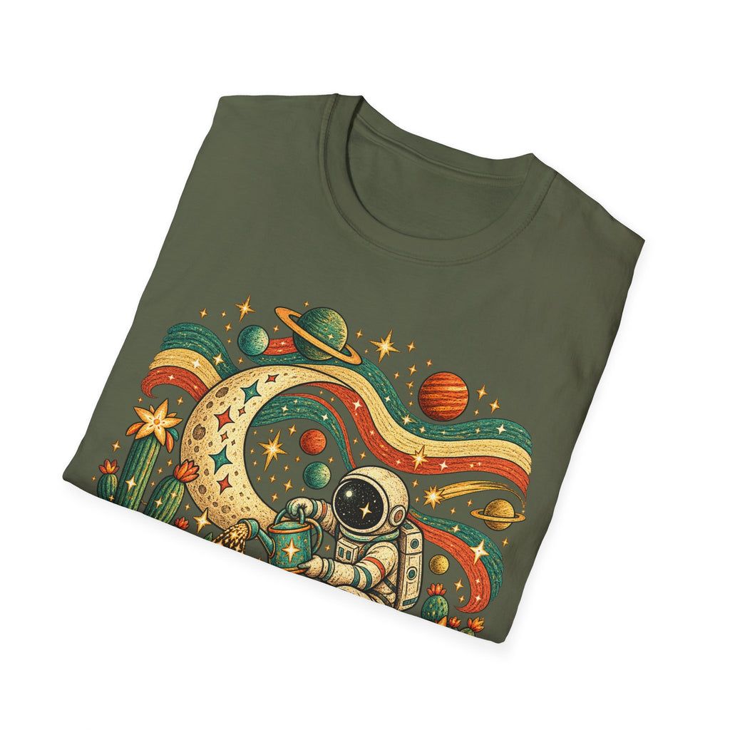 Folk Astronaut Gardener T-Shirt
