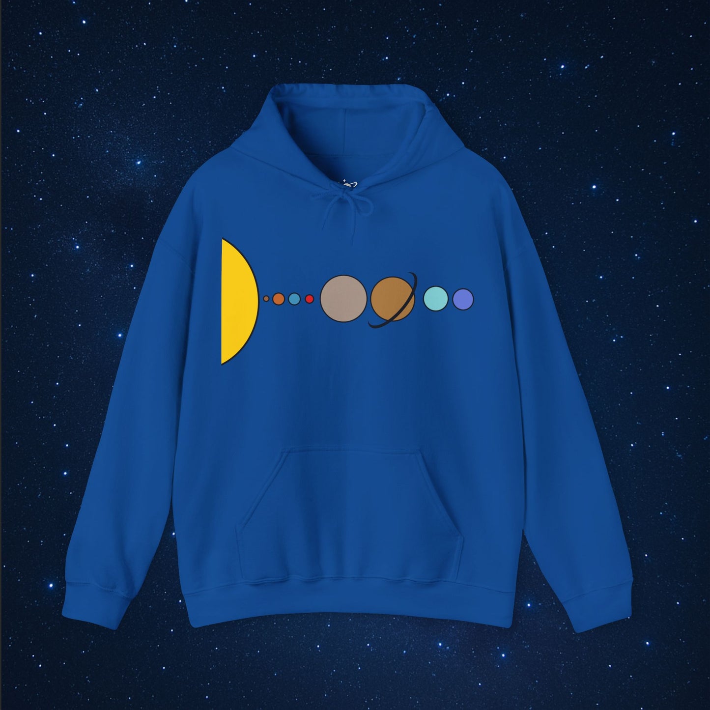 Solar System Flat Hoodie