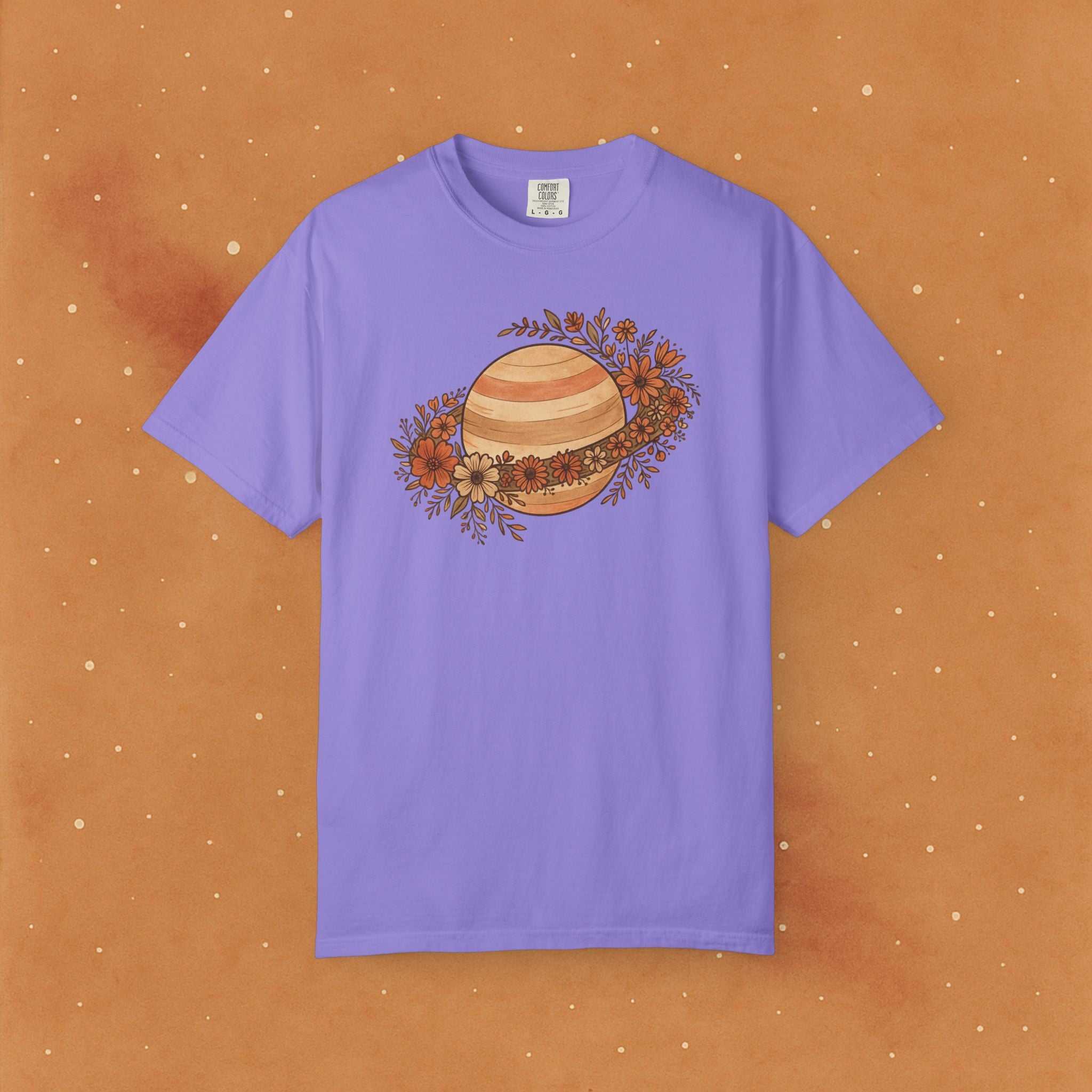 Boho Jupiter Floral Soft T-Shirt - AstronaMe