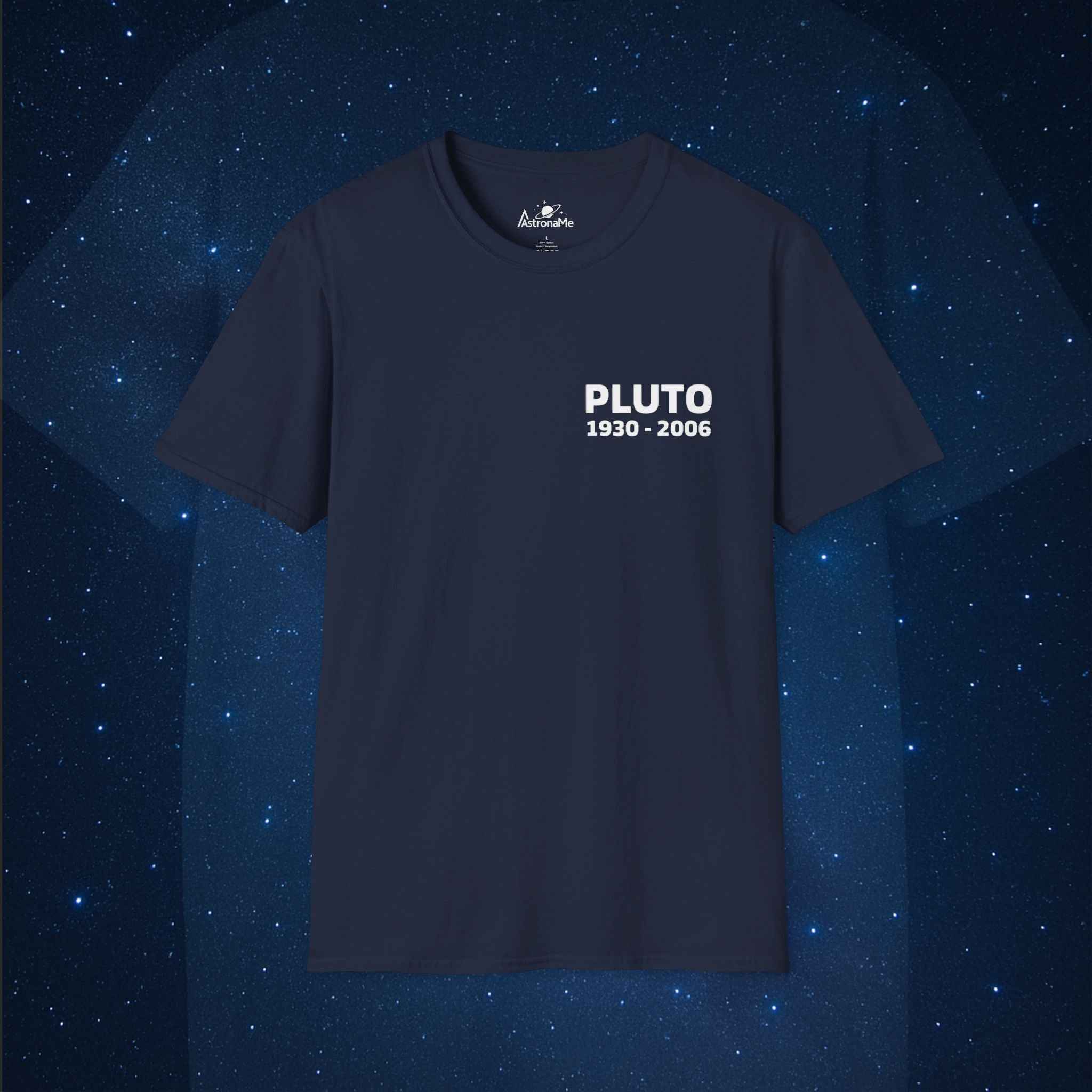 Pluto Memorial Chest Design T-Shirt