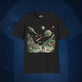 Retro Sci-Fi Space Battle T-Shirt