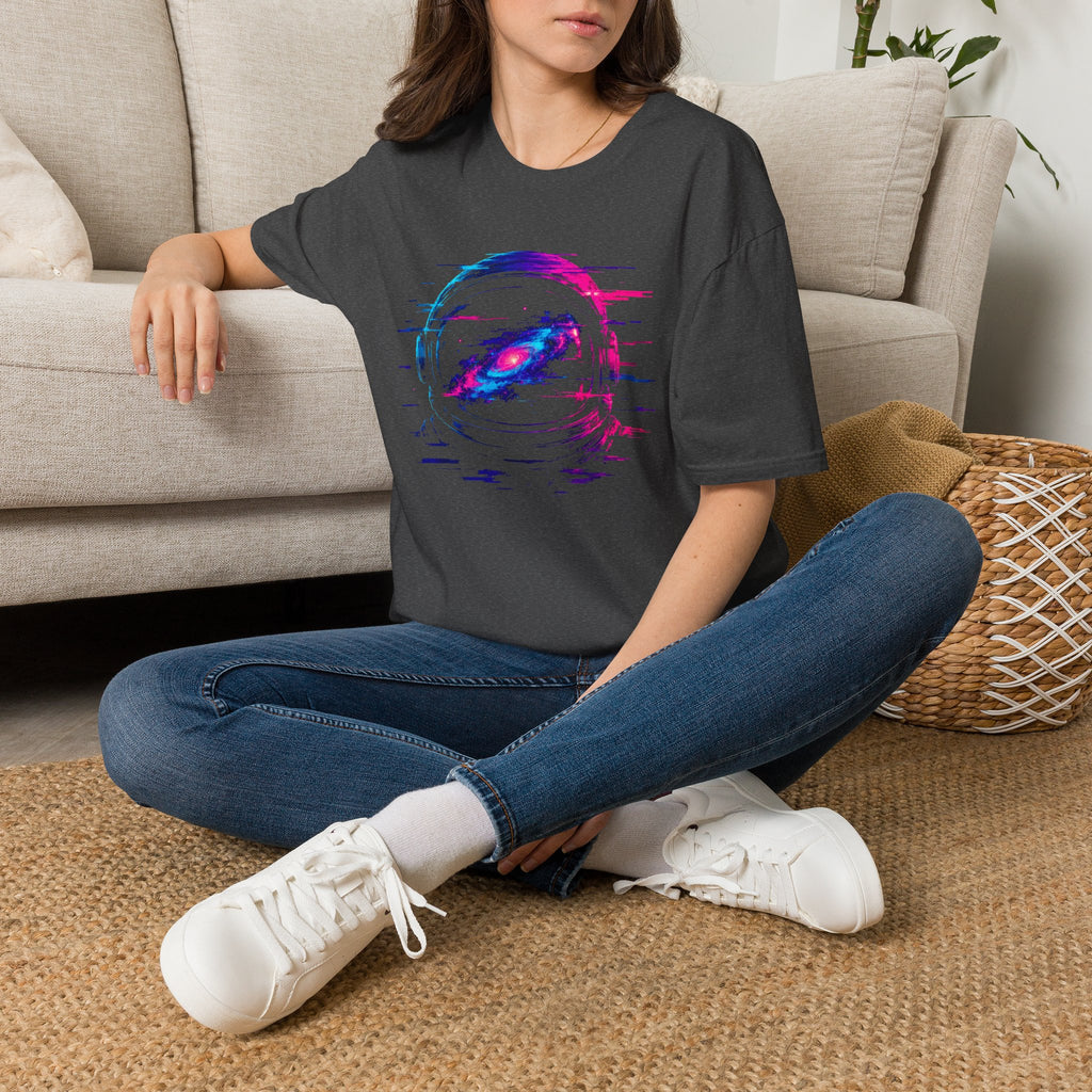 Neon Helmet Galaxy T-Shirt