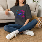 Neon Helmet Galaxy T-Shirt