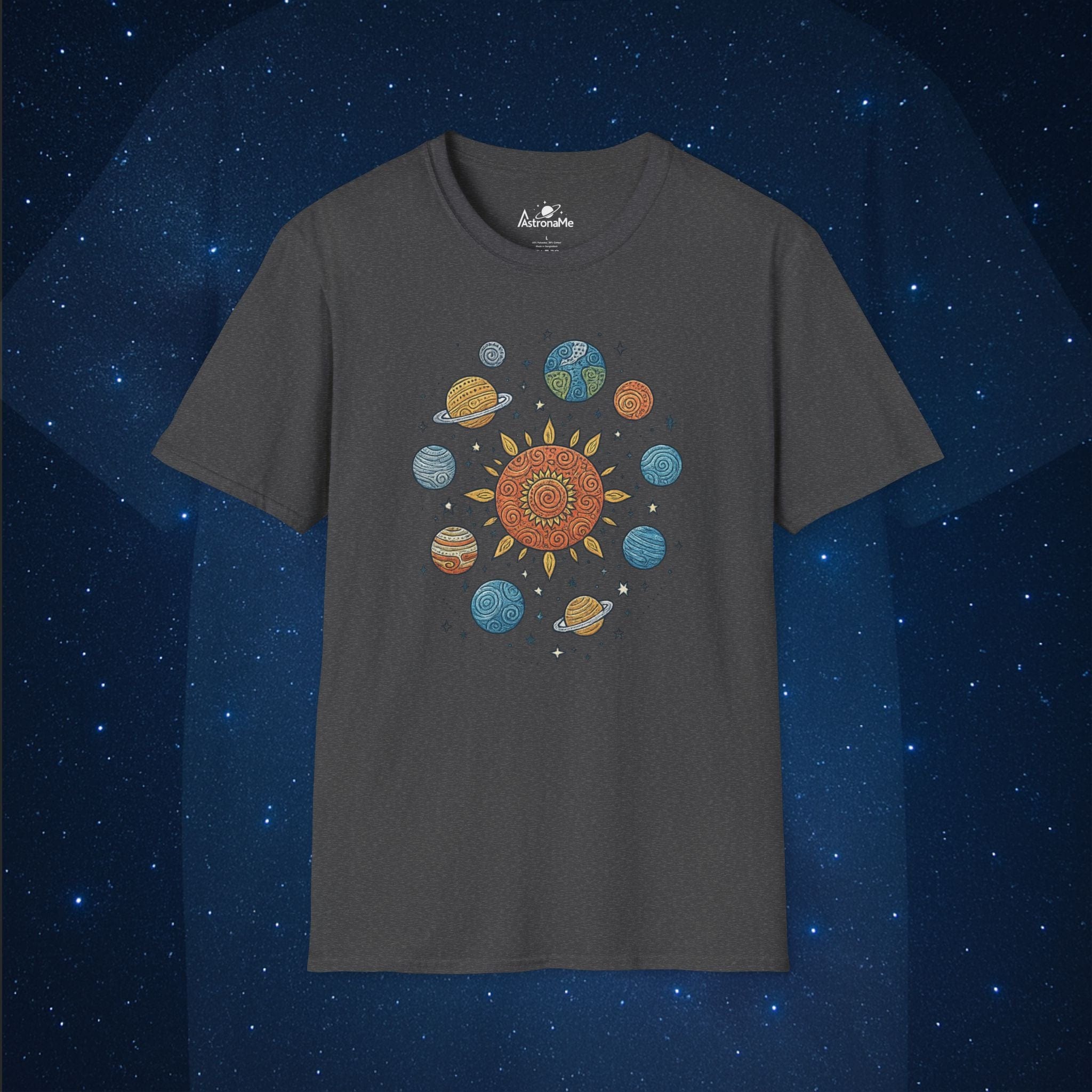 Aboriginal Solar System Shirt - AstronaMe