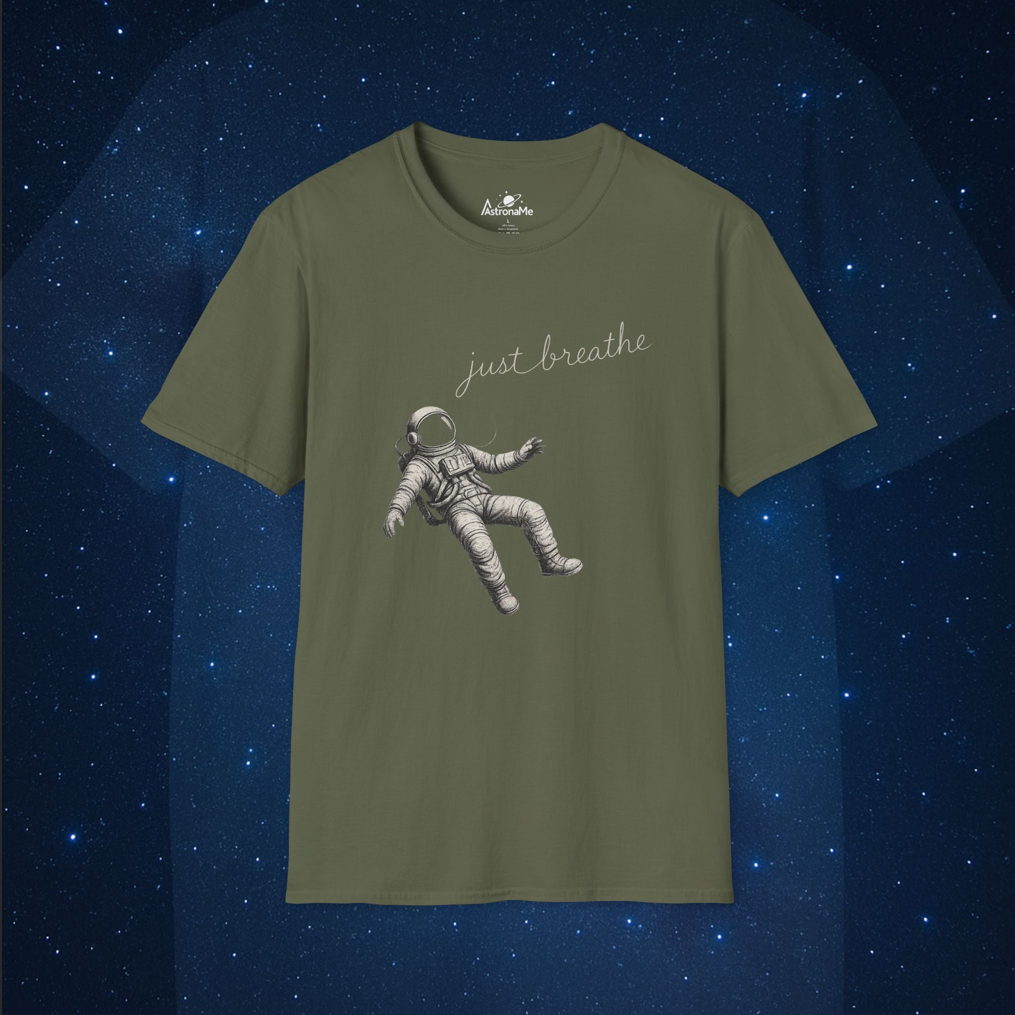 Astronaut Just Breathe T-Shirt - AstronaMe