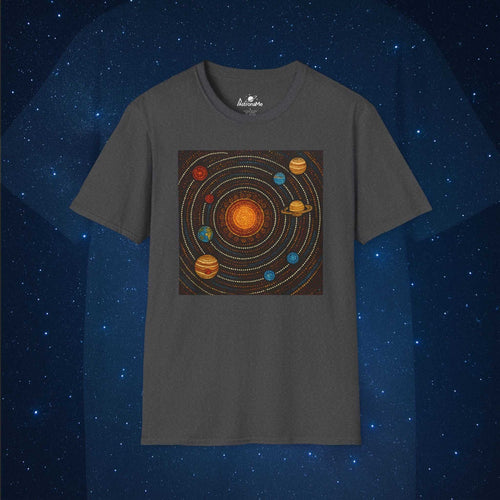 Aboriginal Dot Art Solar System T-Shirt - AstronaMe