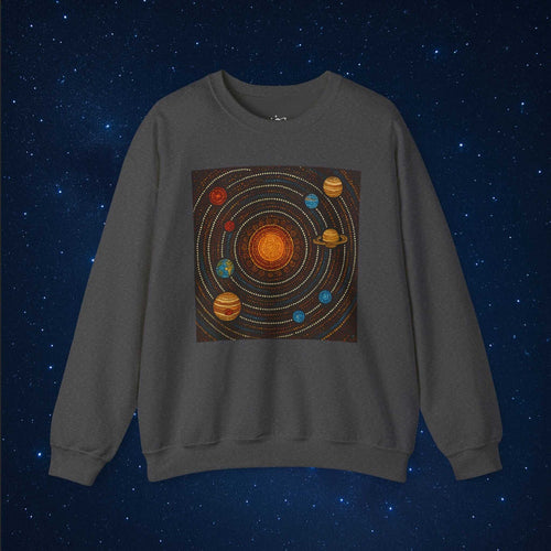 Aboriginal Dot Art Solar System Sweatshirt
