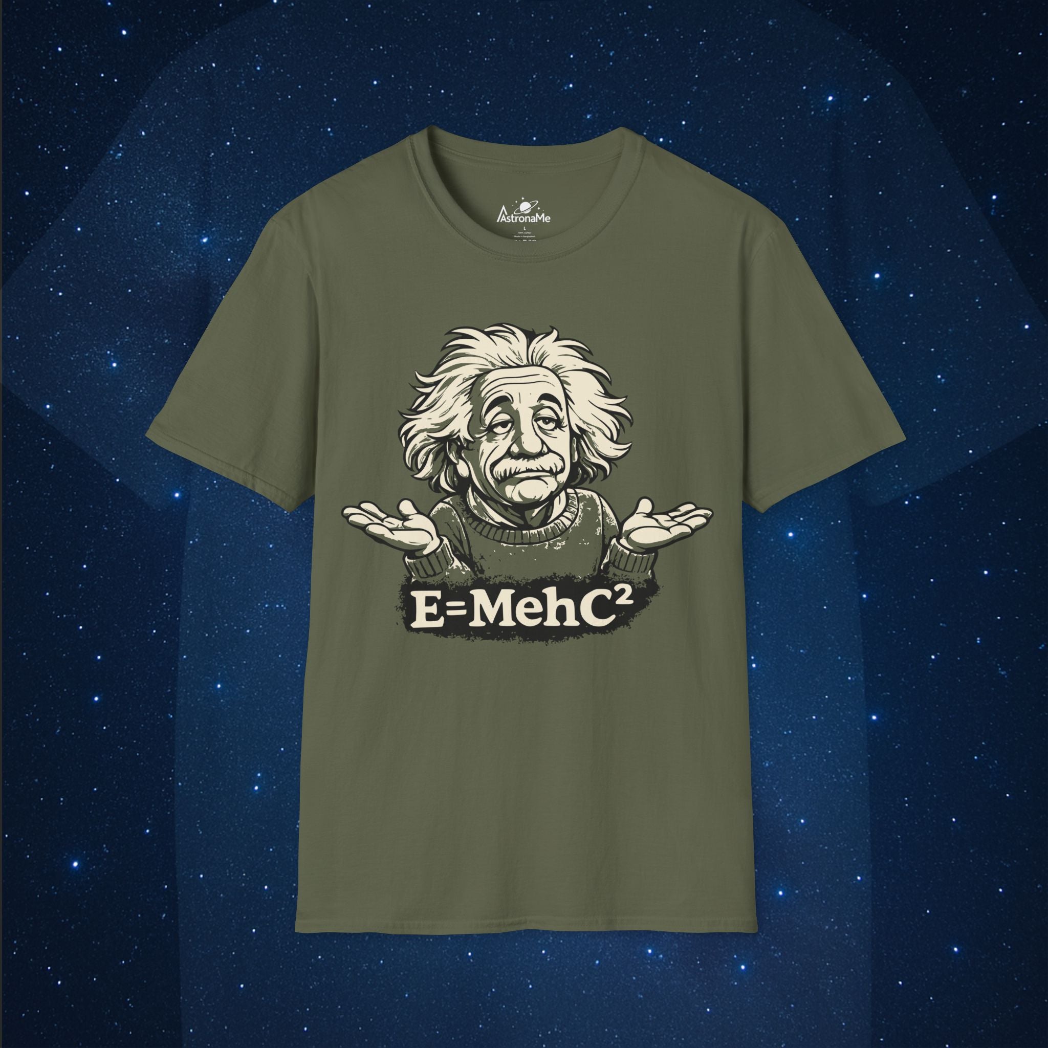 Einstein E = Meh C² Soft T-Shirt