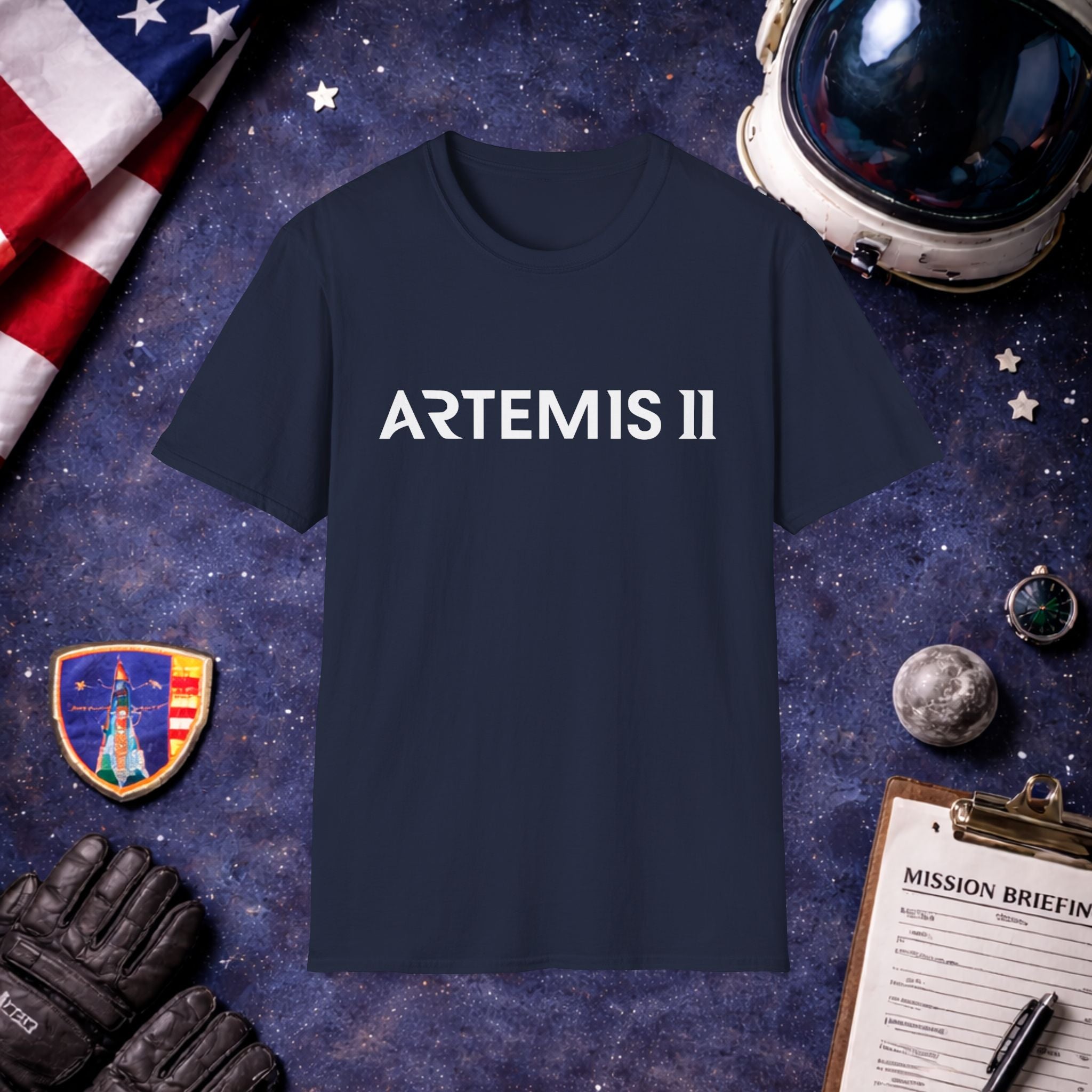 Artemis 2 Text Logo T-Shirt