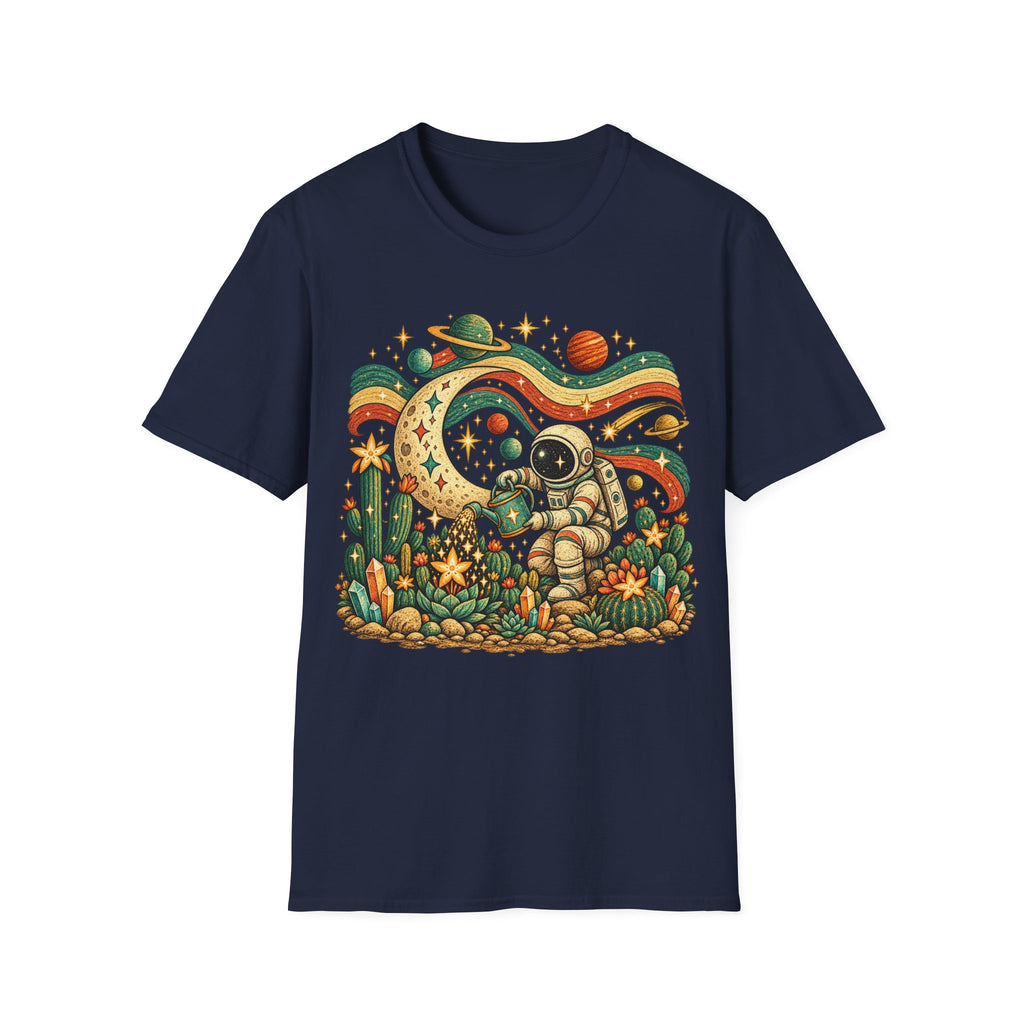 Folk Astronaut Gardener T-Shirt