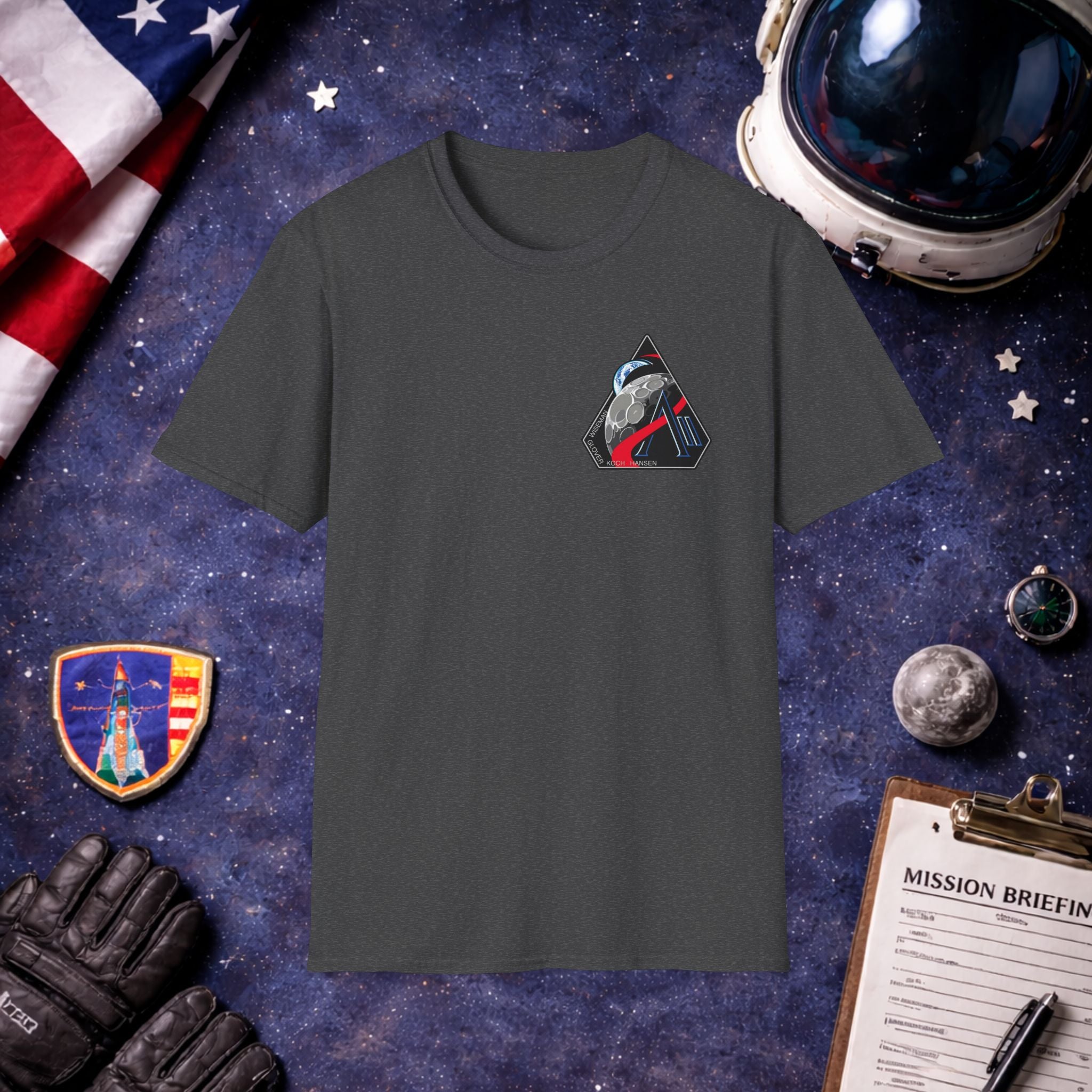 Artemis 2 Mission Patch Pocket T-Shirt
