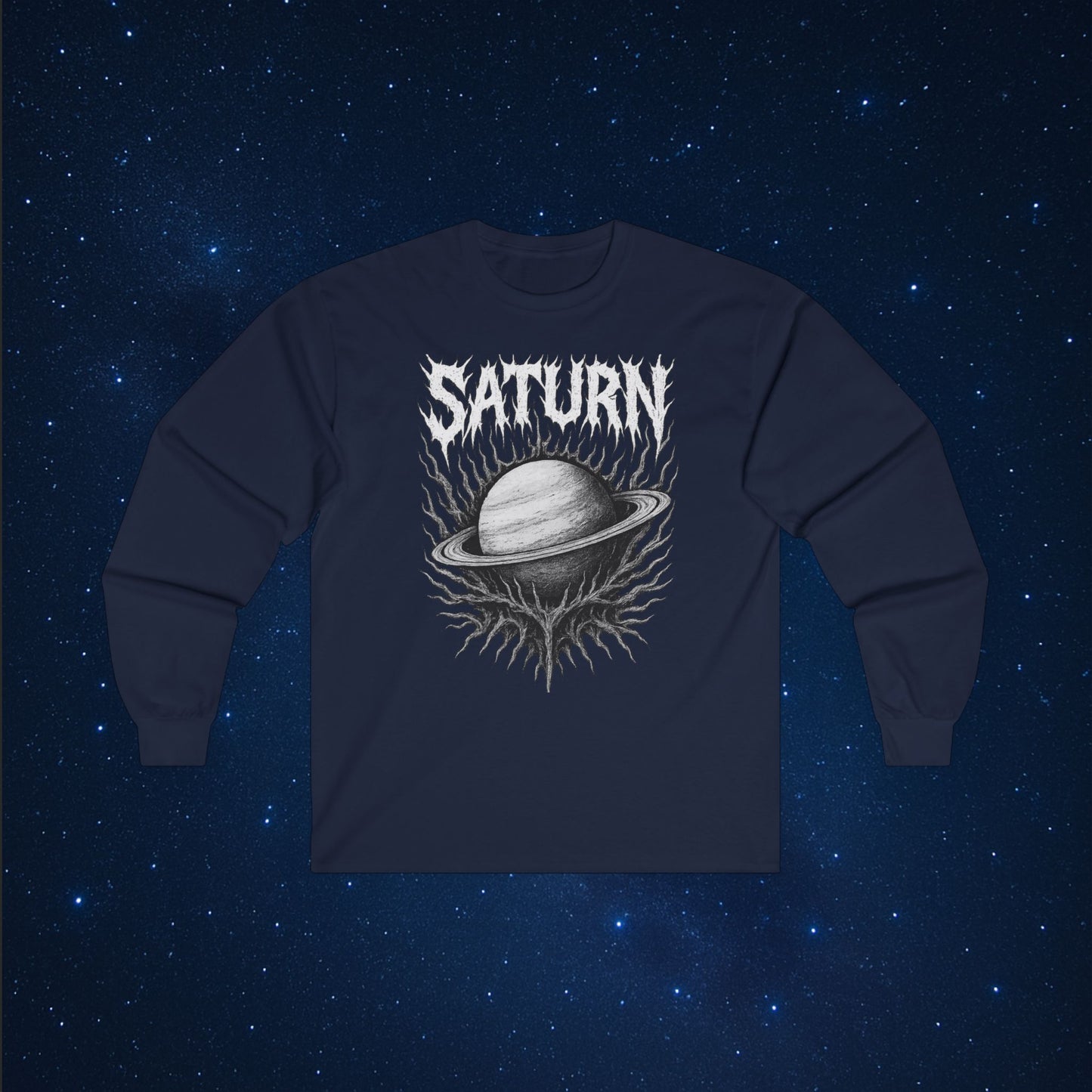 Saturn is Metal Long Sleeve T-Shirt