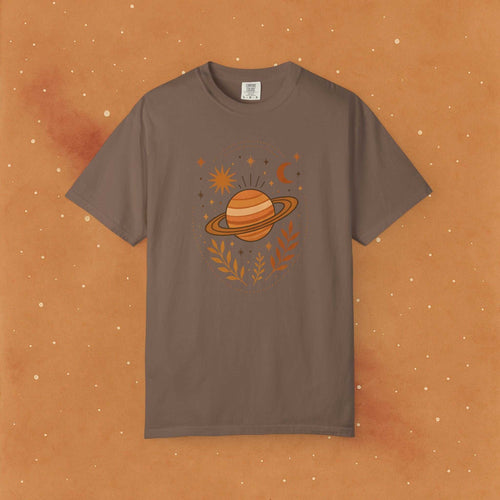 Boho Saturn Glow Soft T-Shirt - AstronaMe