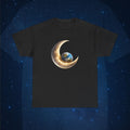 Crescent Moon Cradling Earth T-Shirt