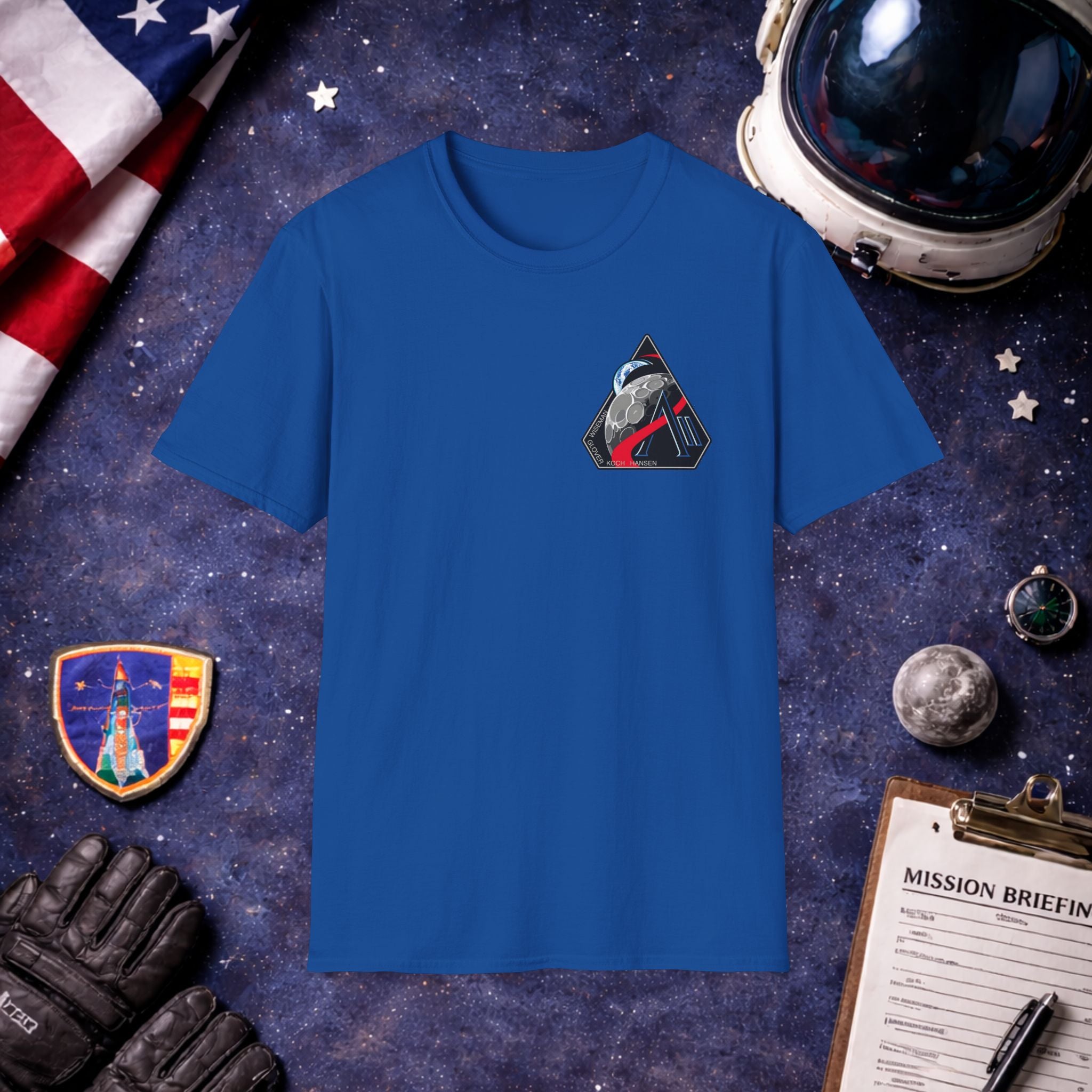 Artemis 2 Mission Patch Pocket T-Shirt