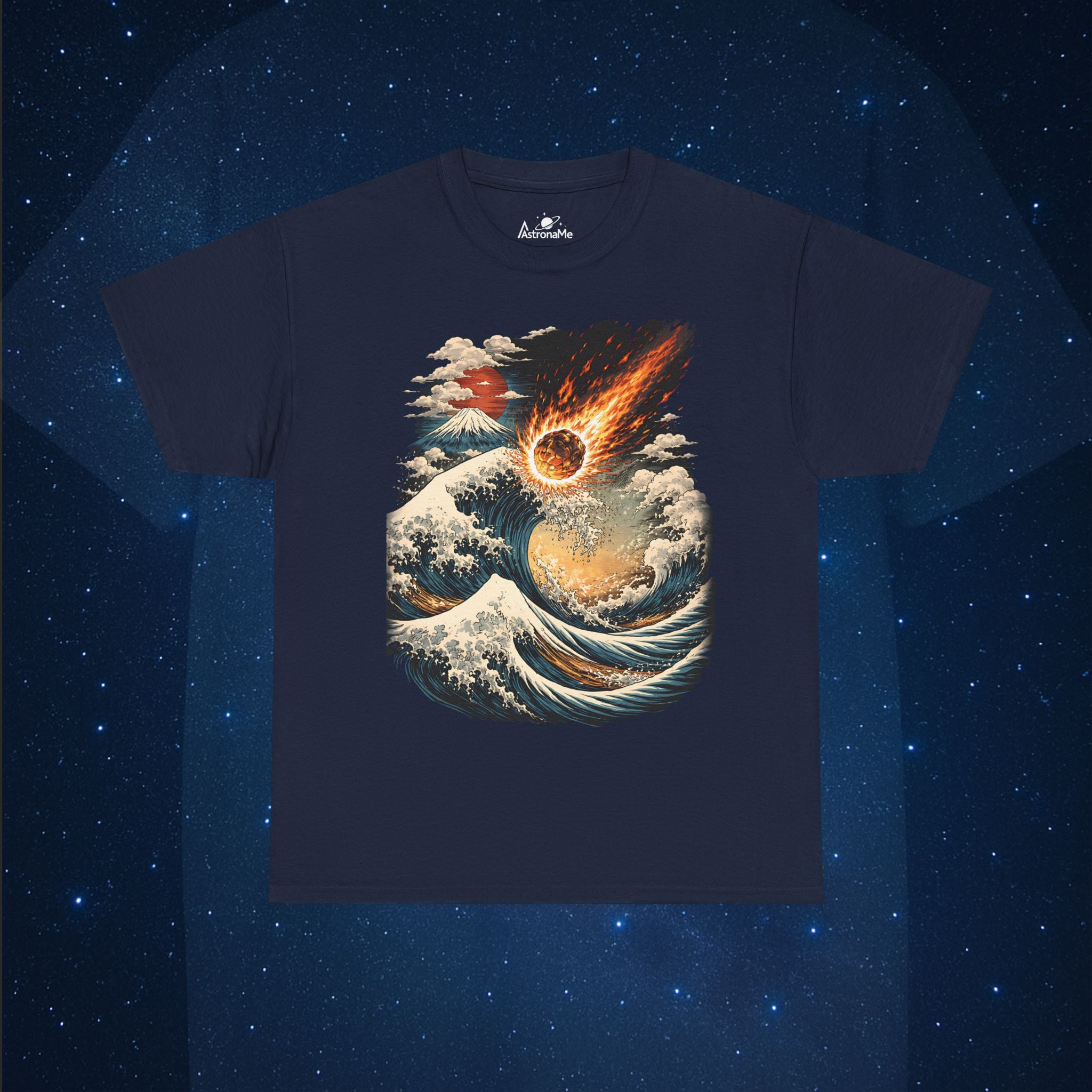 Japanese Wave Meteor Impact T-Shirt