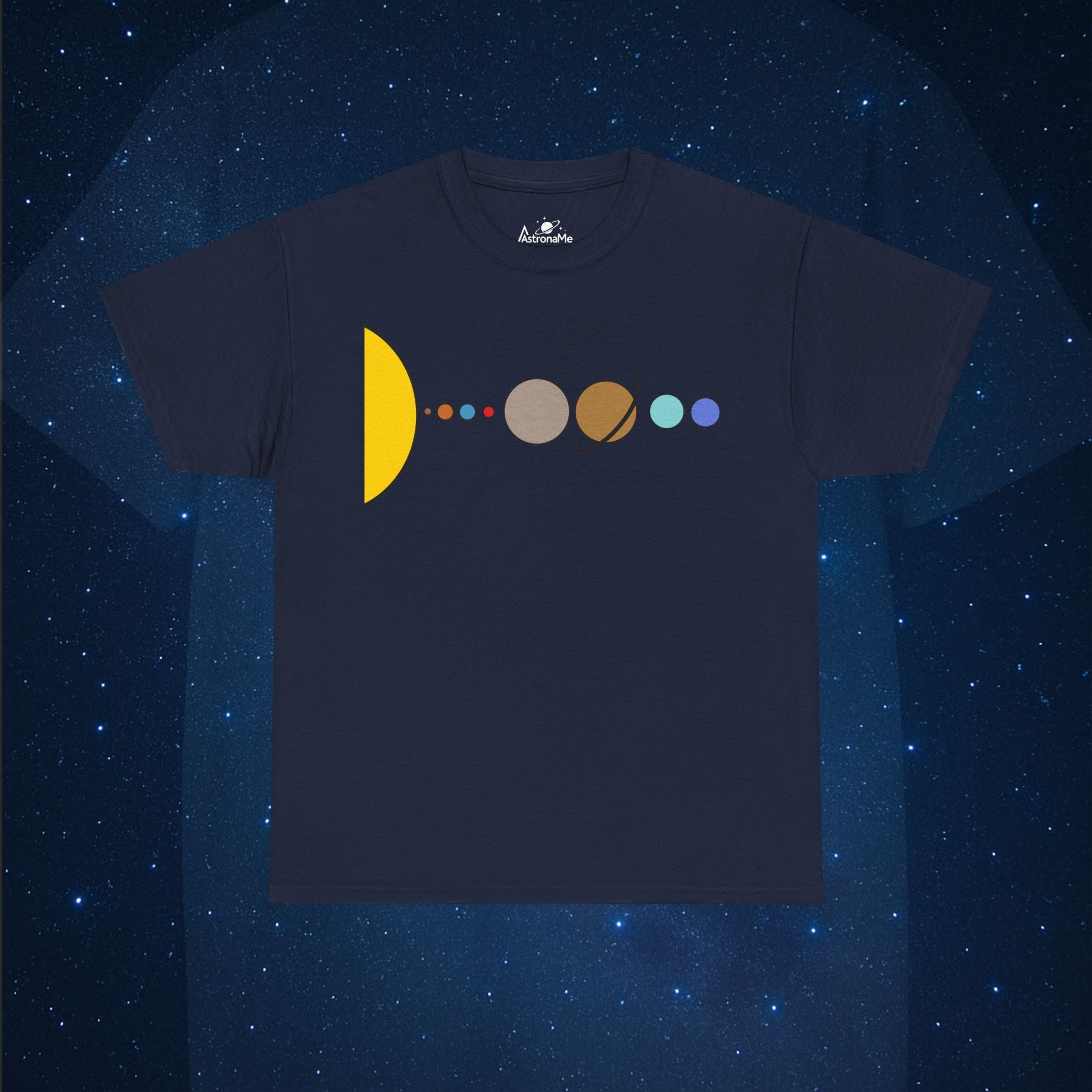 Solar System Flat T-Shirt