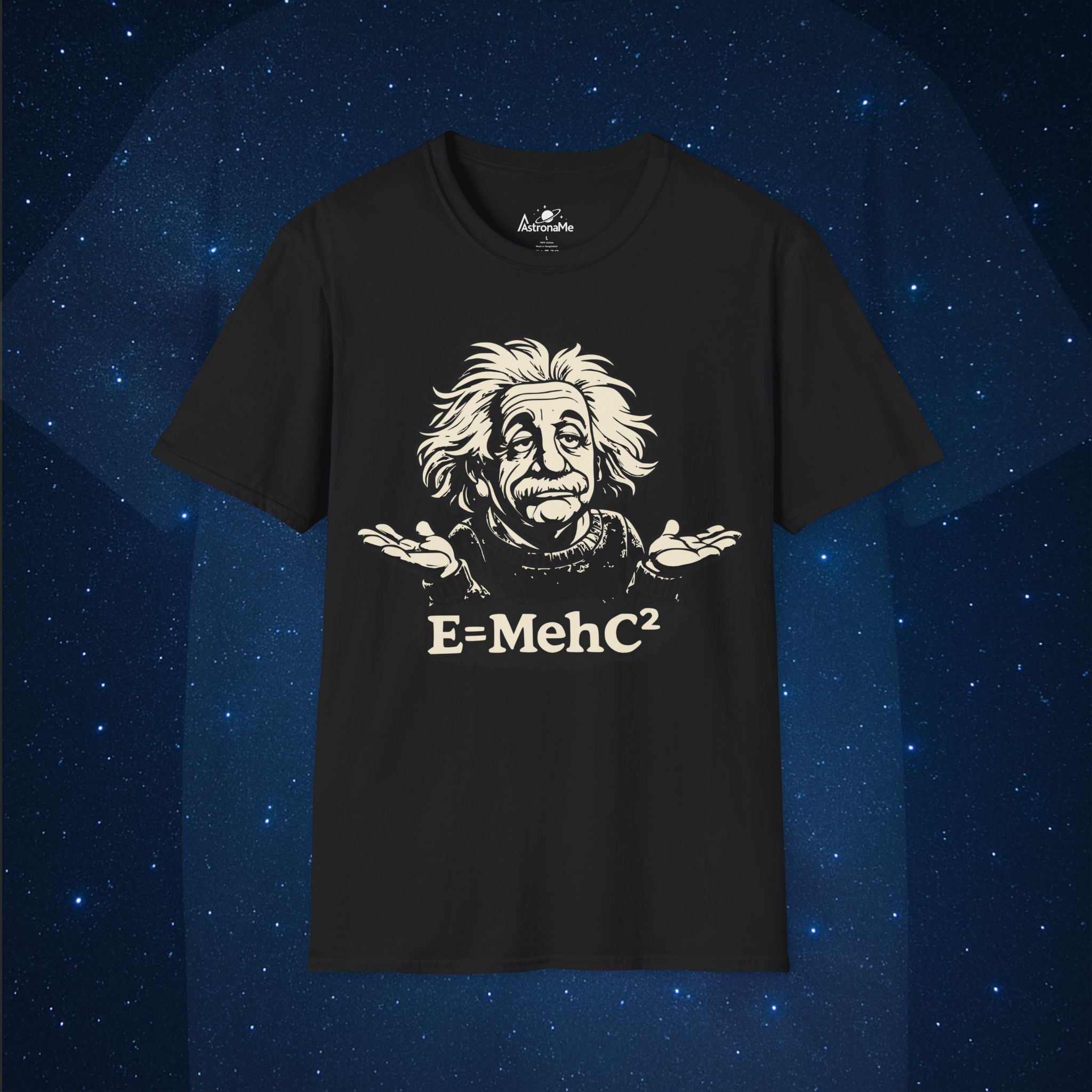 Einstein E = Meh C² Soft T-Shirt