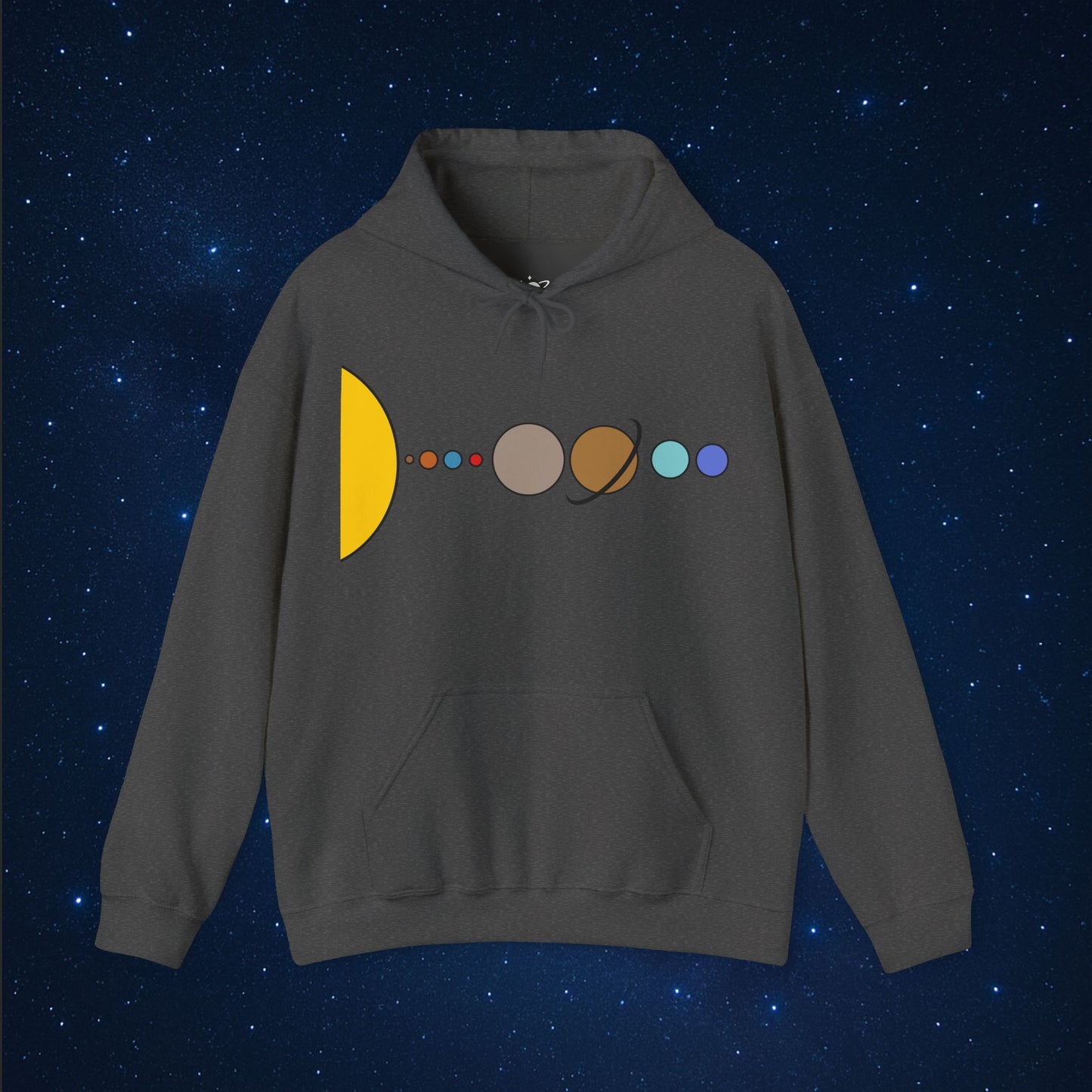 Solar System Flat Hoodie