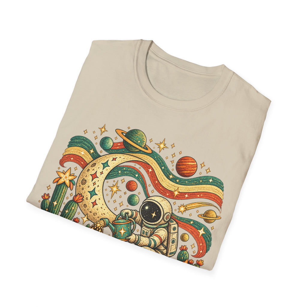 Folk Astronaut Gardener T-Shirt
