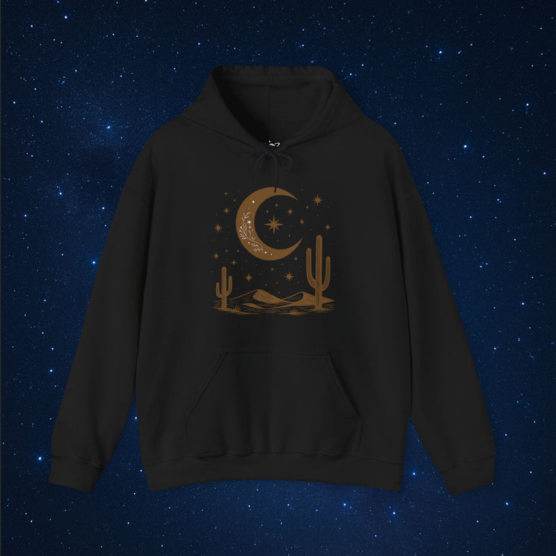 Boho Desert Moon Hoodie