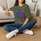 Neon Helmet Galaxy T-Shirt