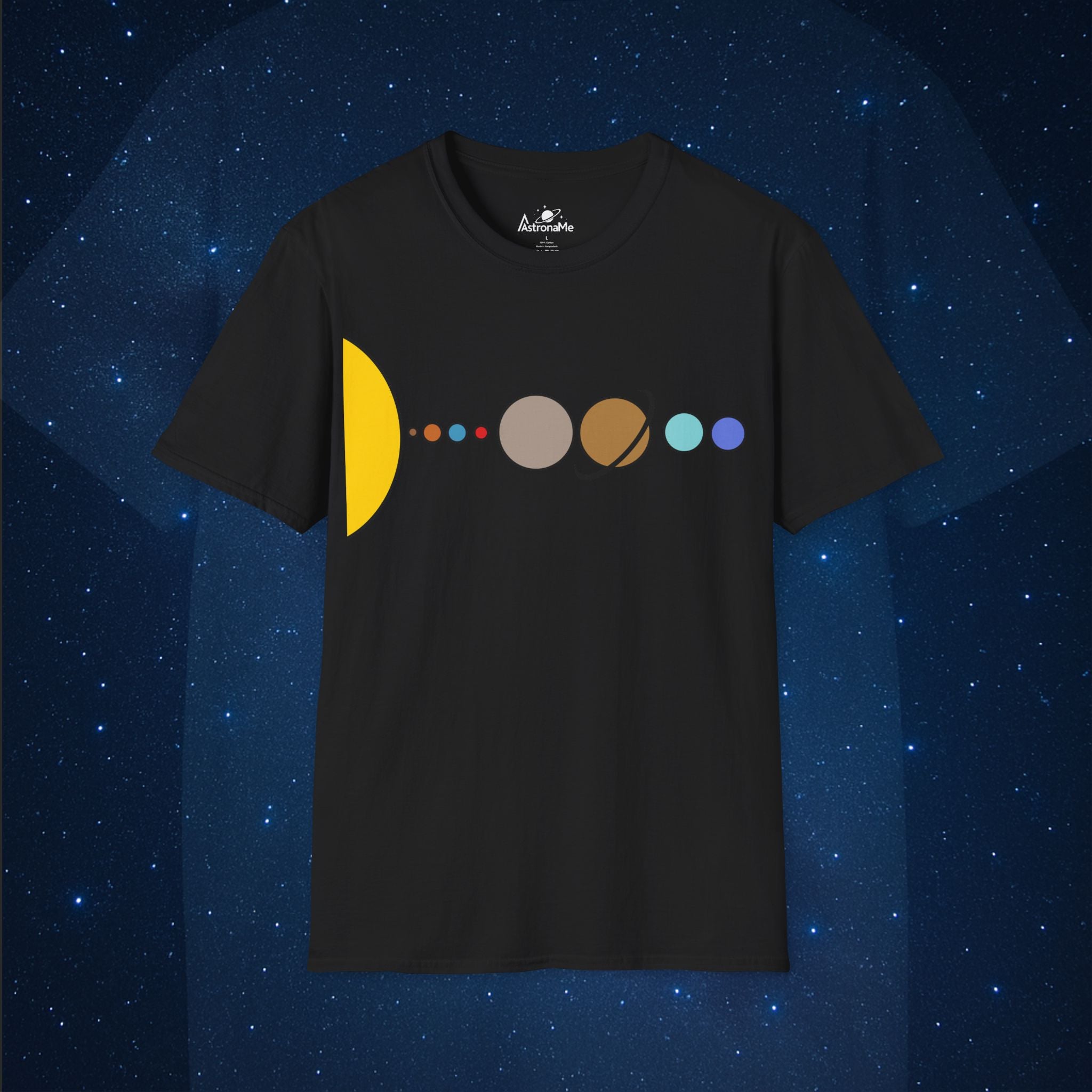 Solar System Flat T-Shirt - AstronaMe