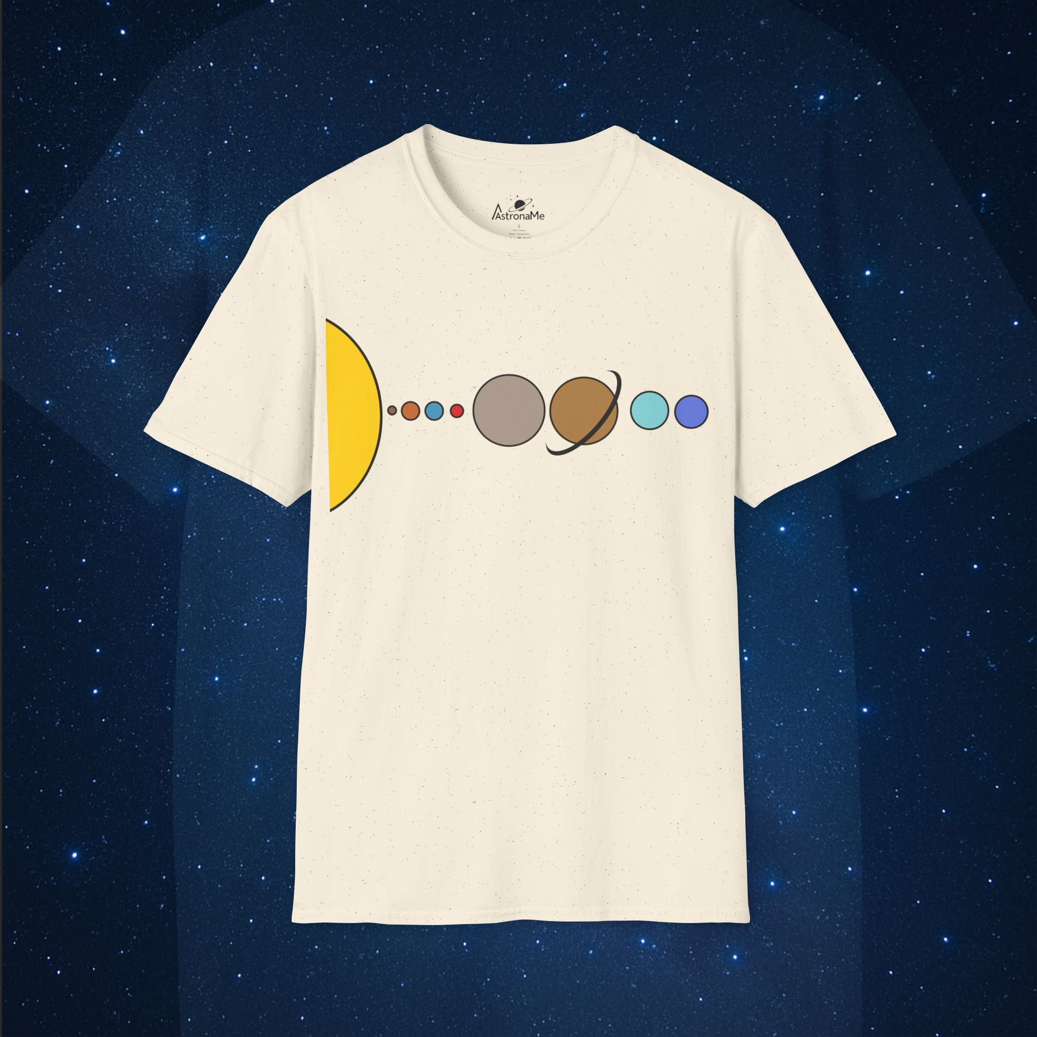 Solar System Flat T-Shirt - AstronaMe
