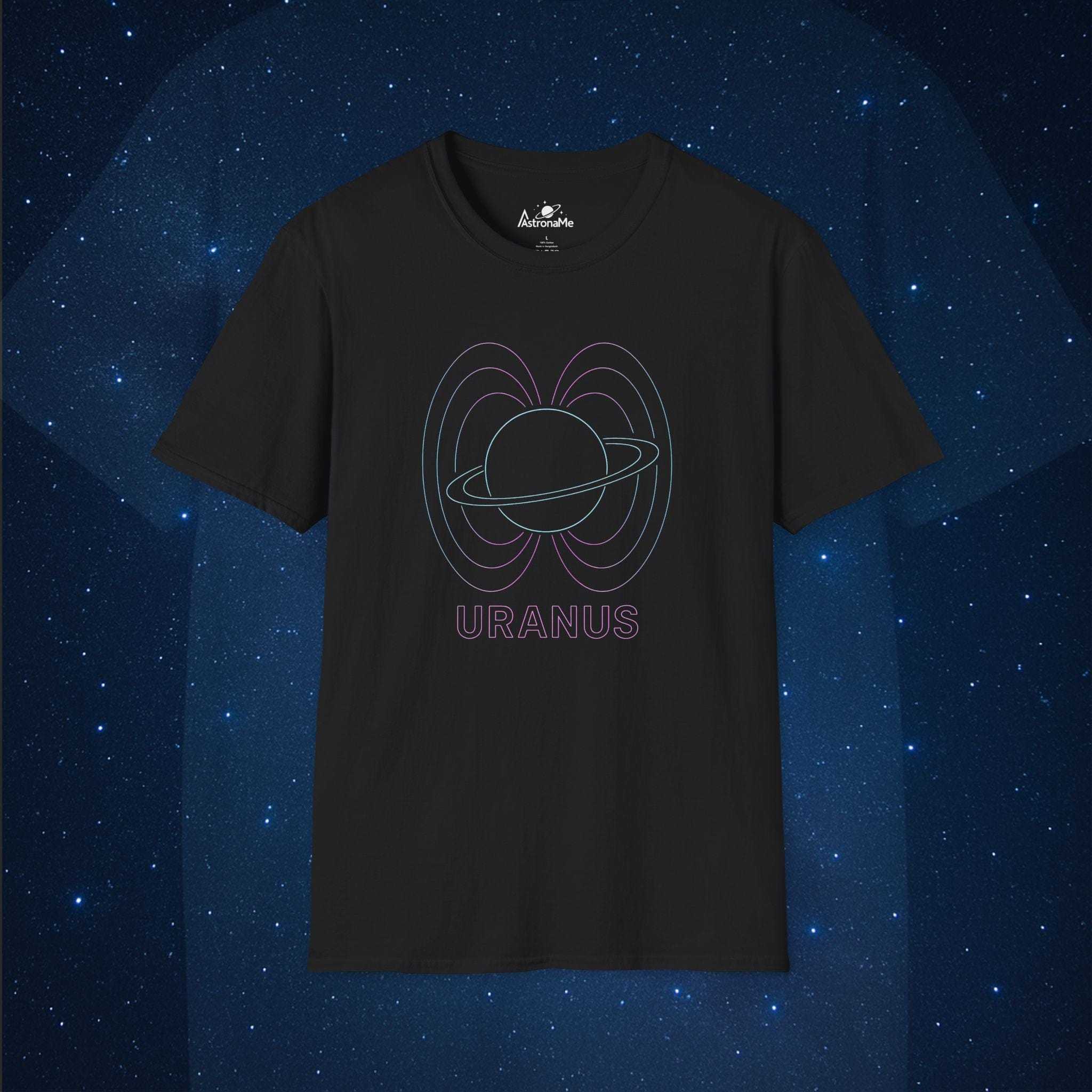 Uranus Neon Outline - AstronaMe