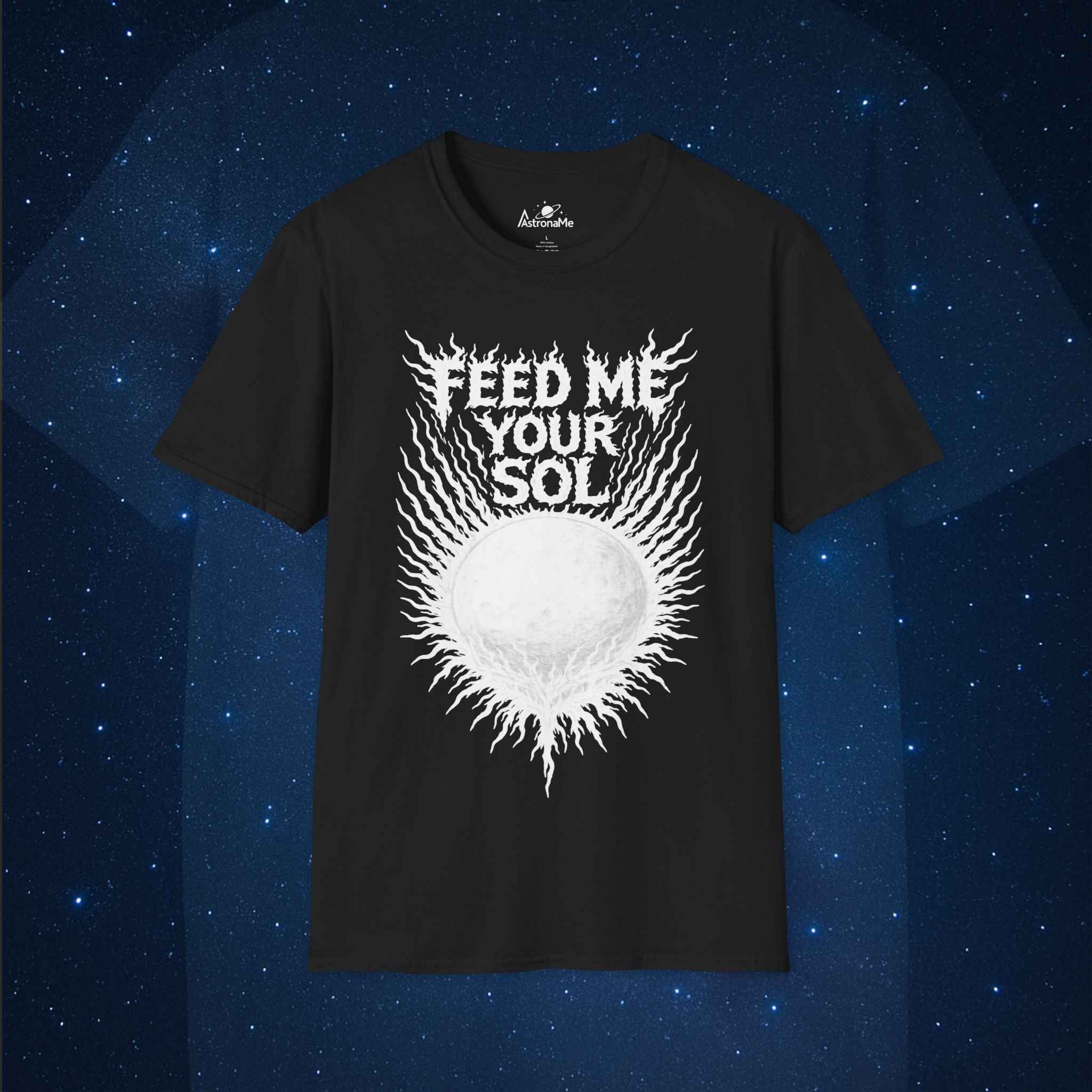 Feed Me Your Sol Sun Grey T-Shirt