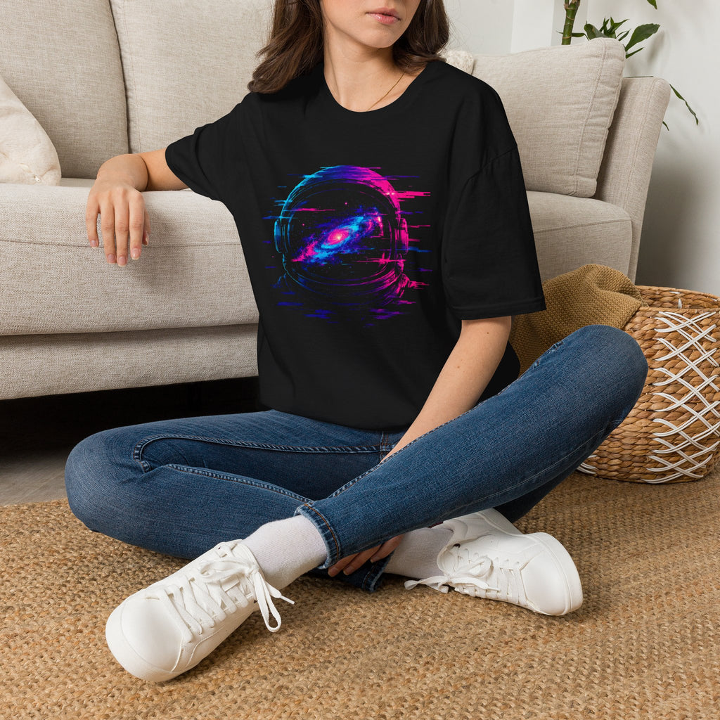 Neon Helmet Galaxy T-Shirt