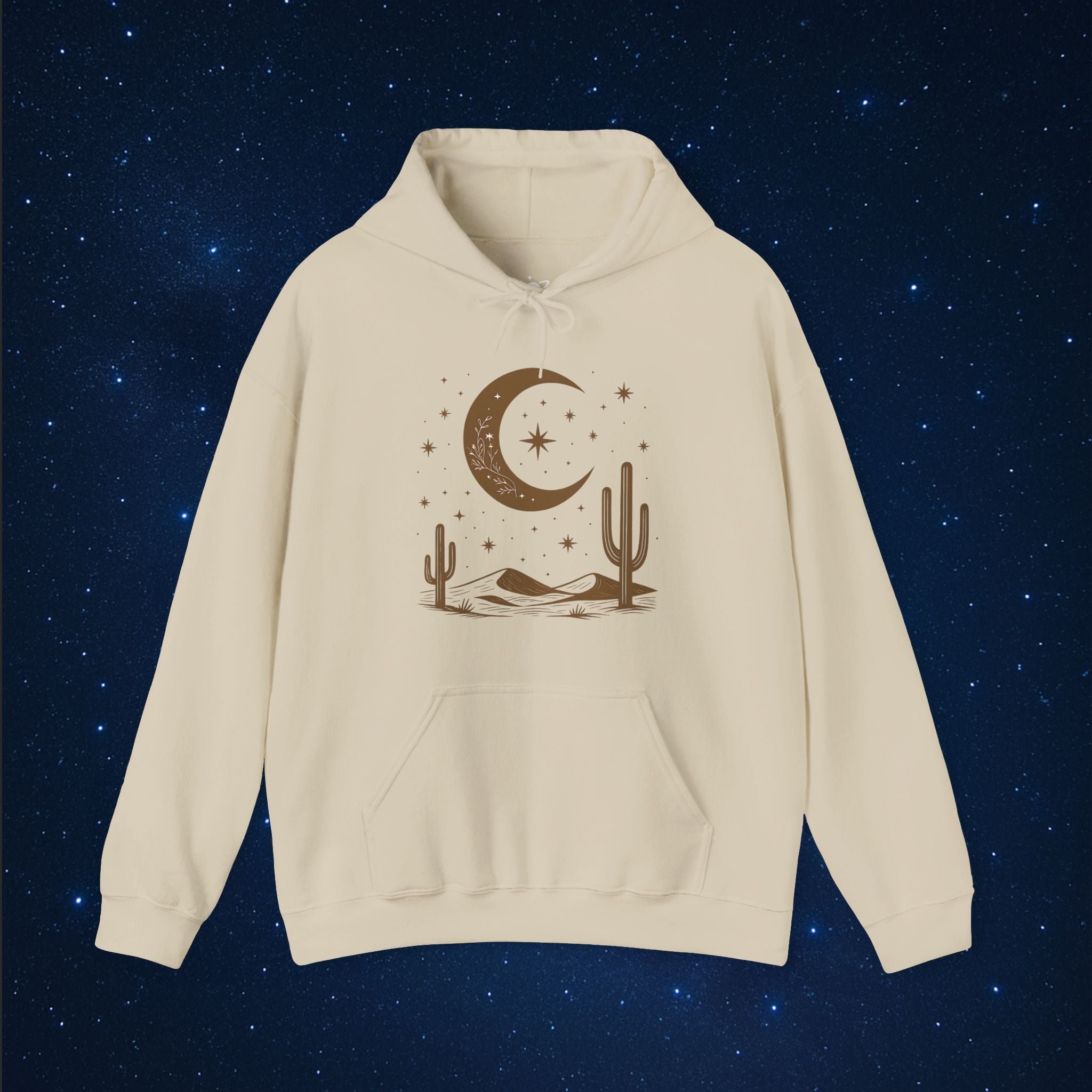 Boho Desert Moon Hoodie