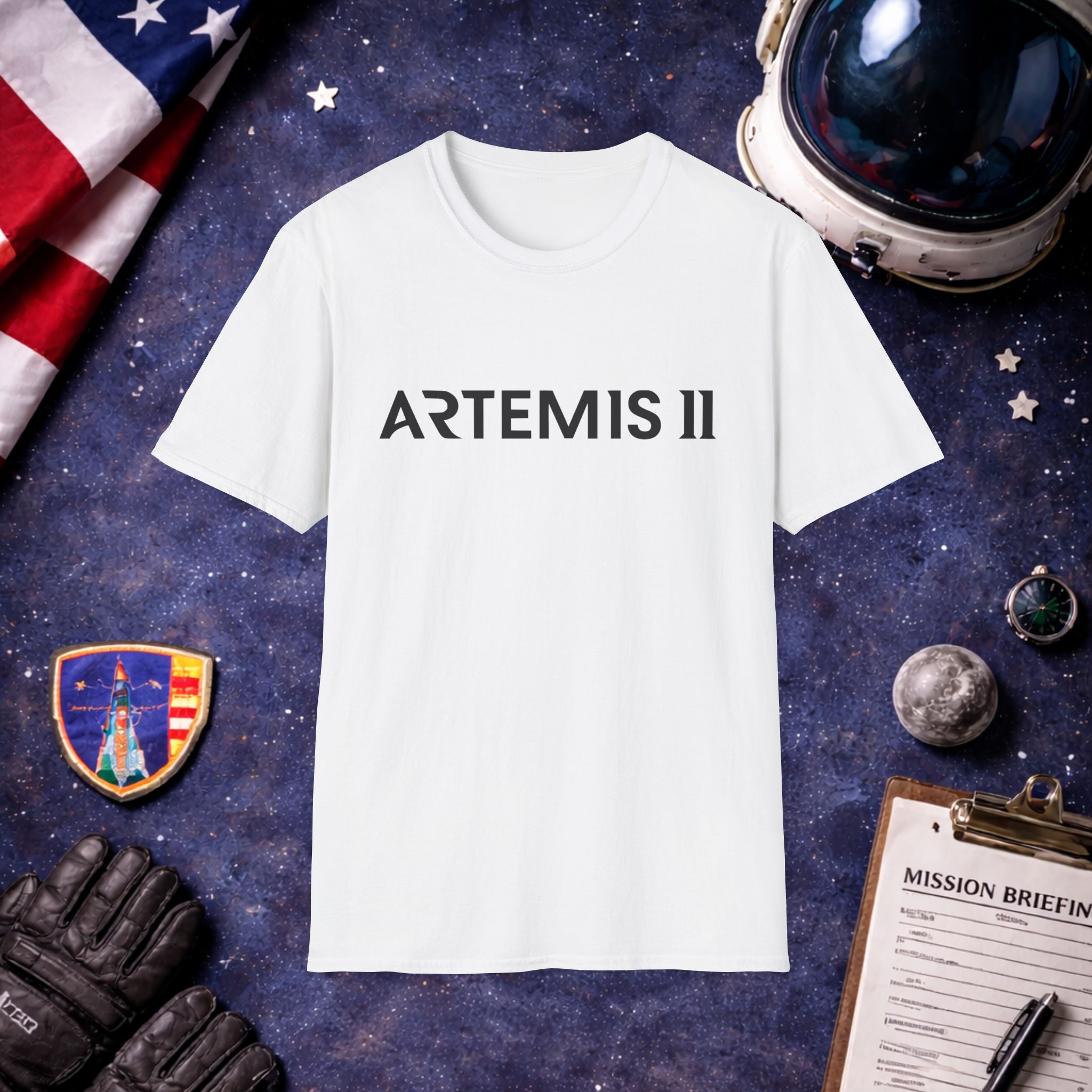Artemis 2 Text Logo T-Shirt