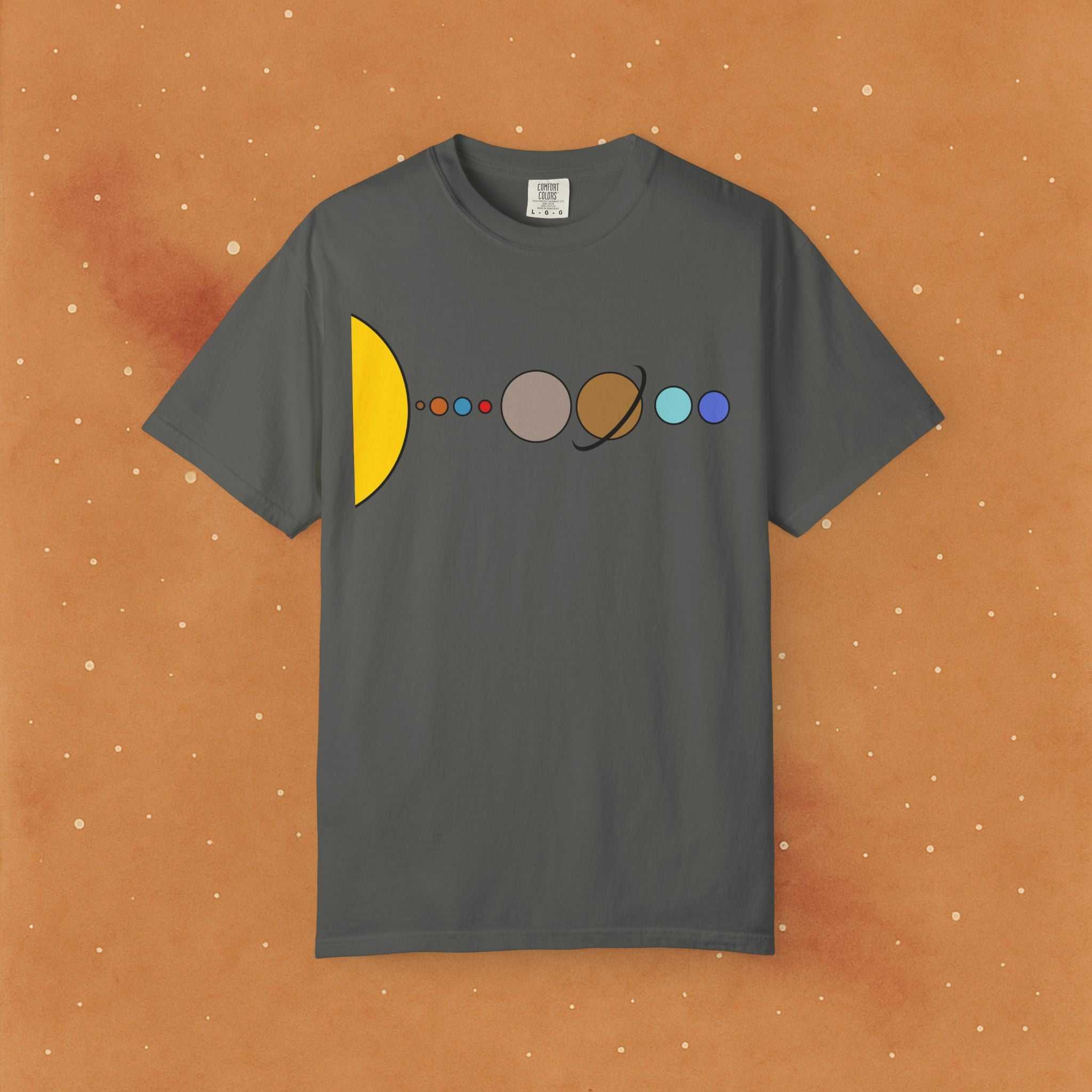 Solar System Flat Soft T-Shirt - AstronaMe