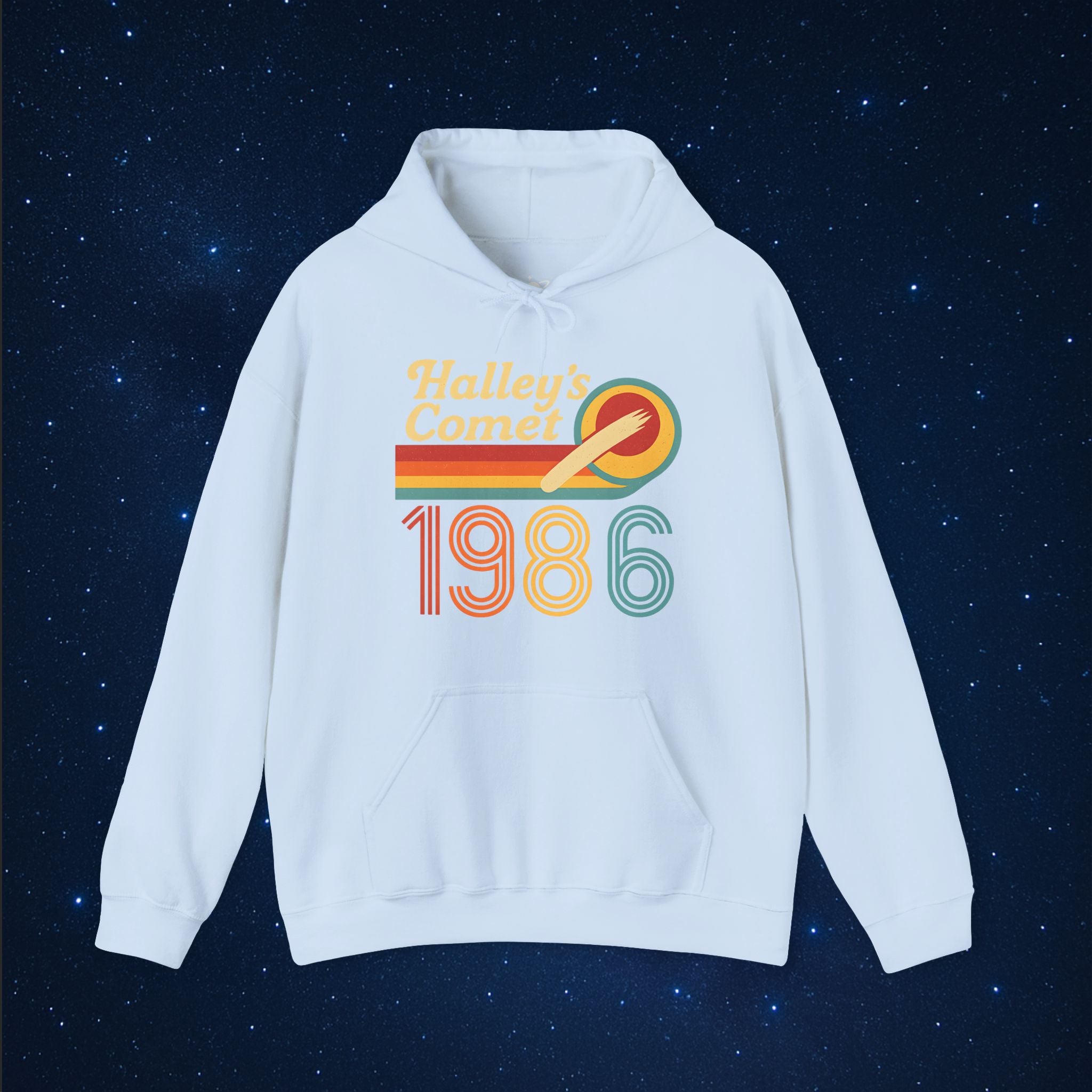 Halley's Comet Retro 1986 Hoodie